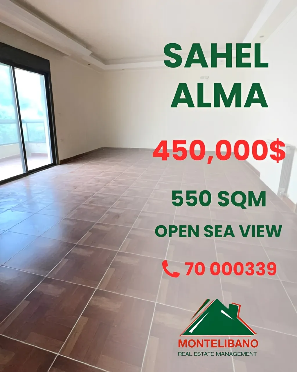 Apartment for sale in Sahel Aalma, Lebanon