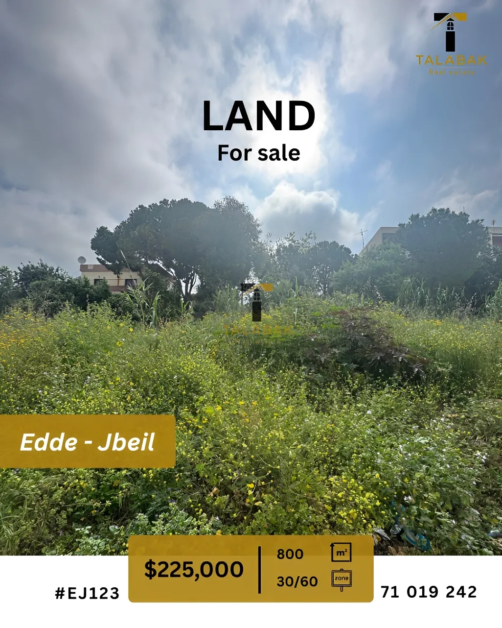 Residential Land for sale in Edde, Lebanon