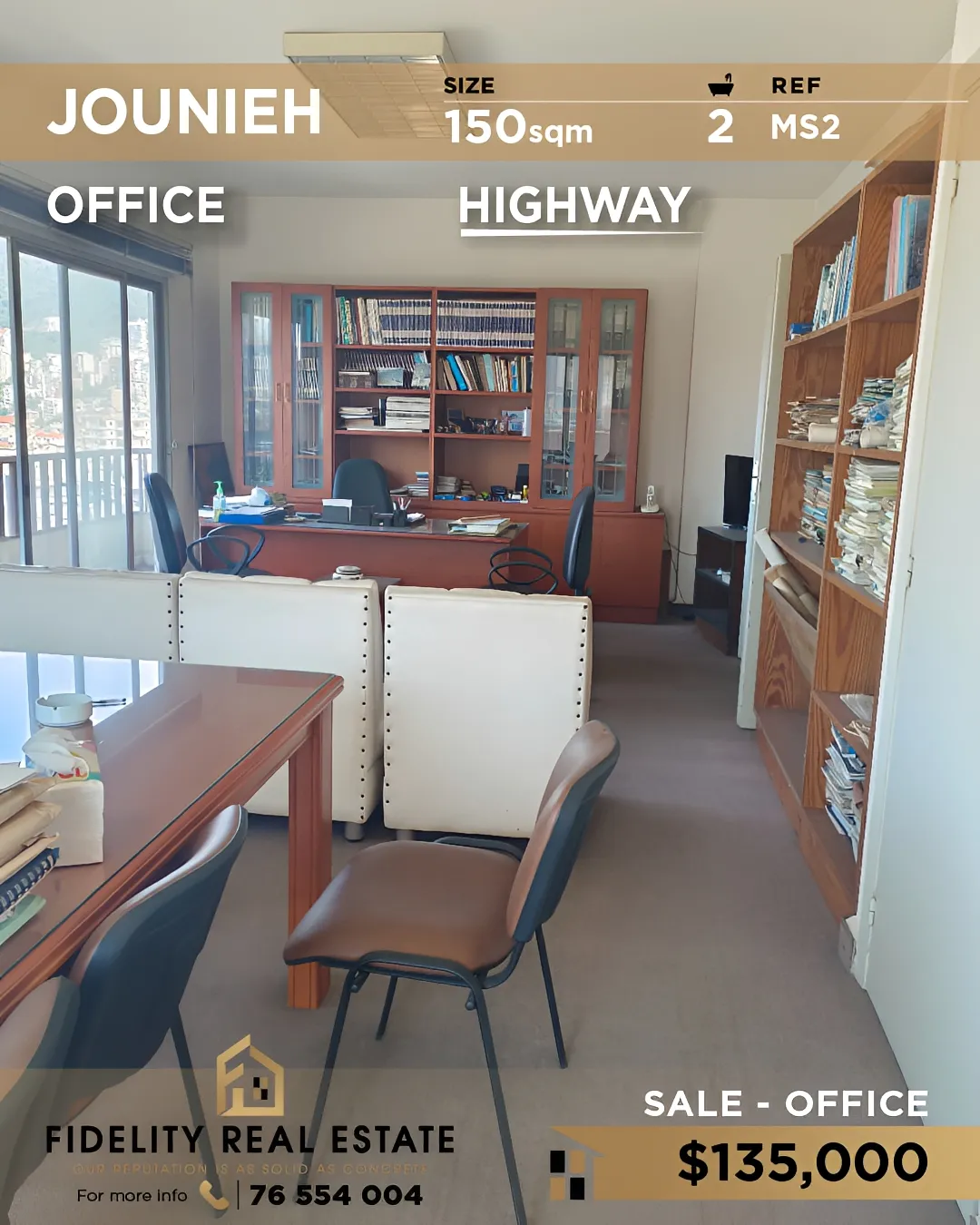 Office for sale in Jounieh, Lebanon