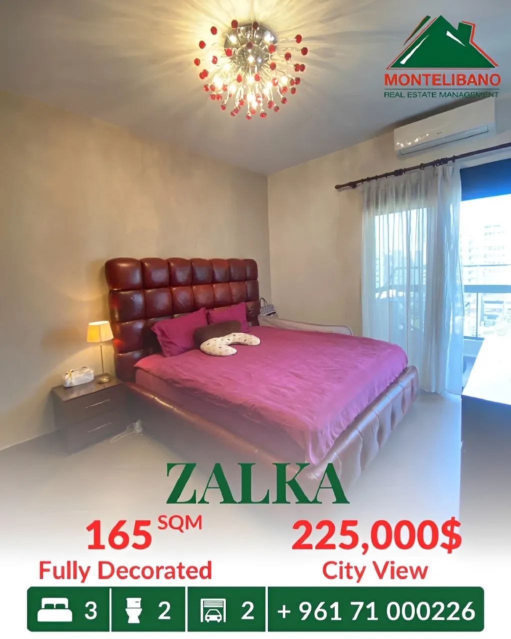 Apartment for sale in Zalqa, Lebanon