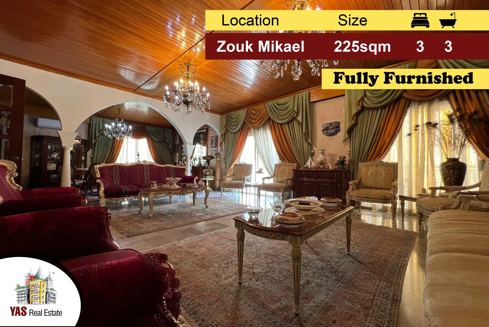 Apartment for Sale in Zouk Mikael