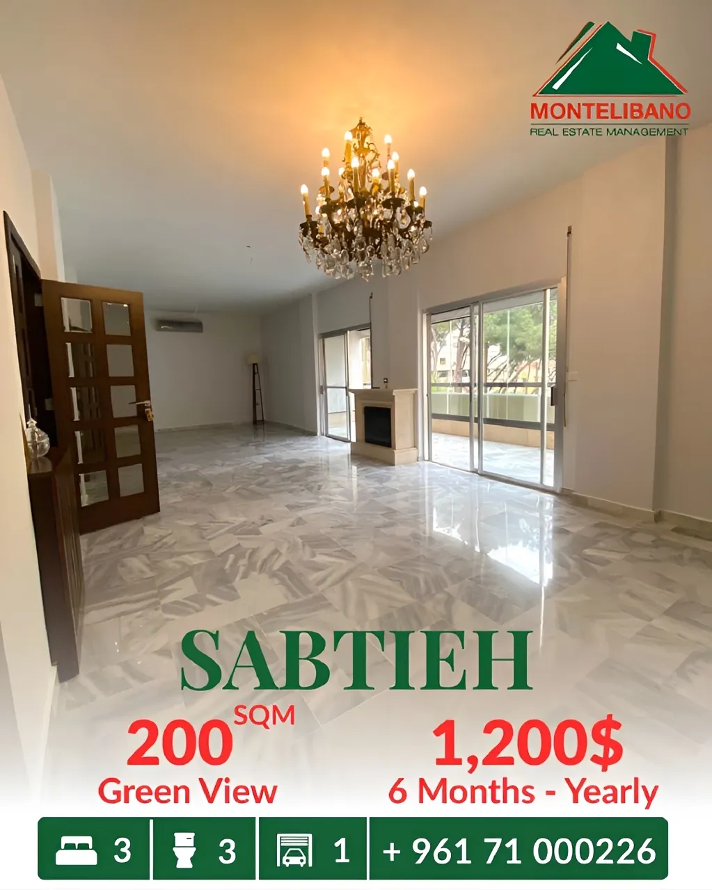 Apartment for rent in Rue 4, Lebanon