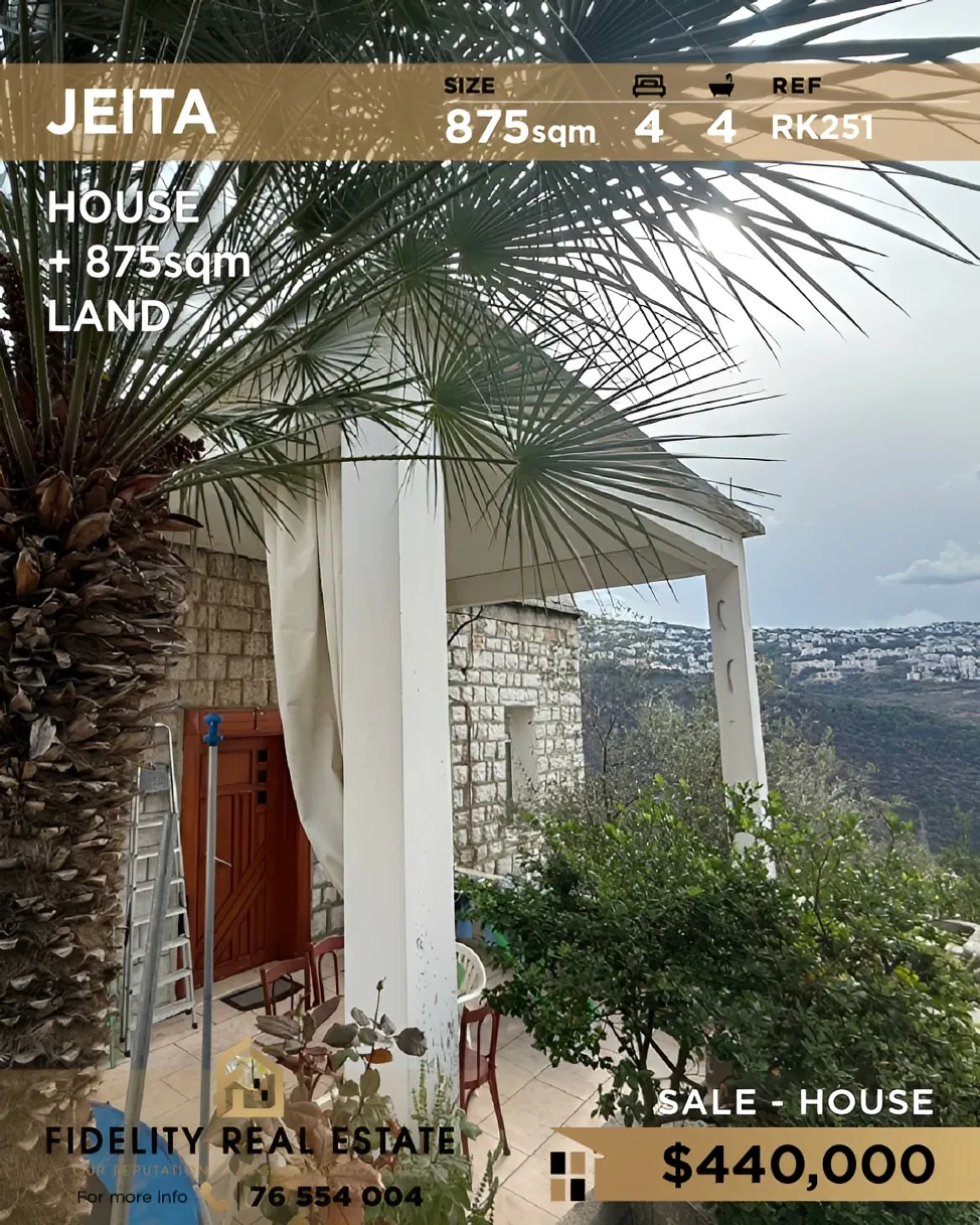 House for sale in Jeita, Lebanon - 4 bath