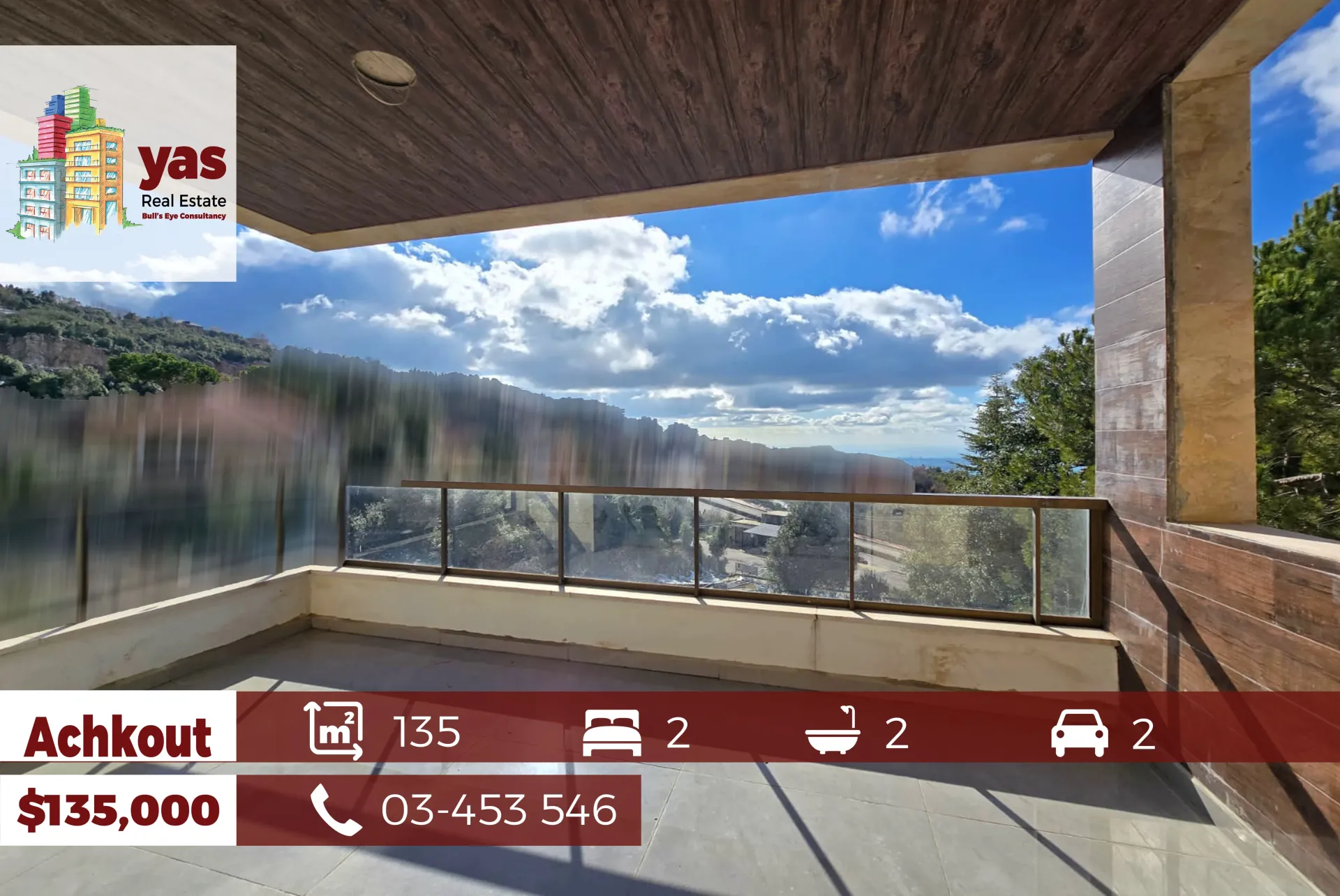 Apartment for Sale in Ashqout - 2 bed, 2 bath
