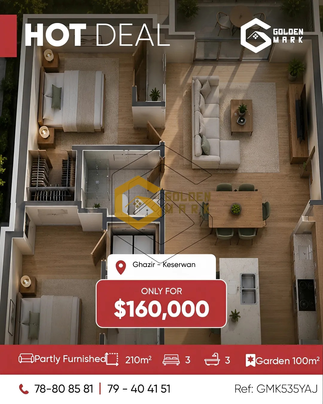 Apartment for Sale in Ghazir