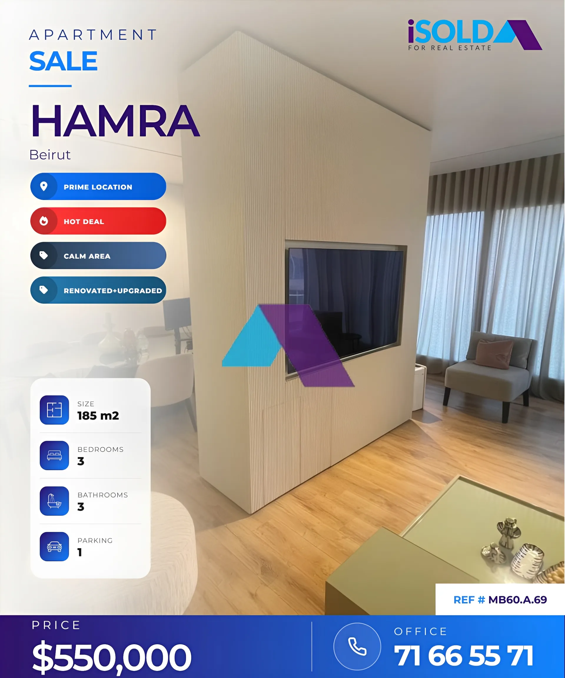 Apartment for Sale in Hamra