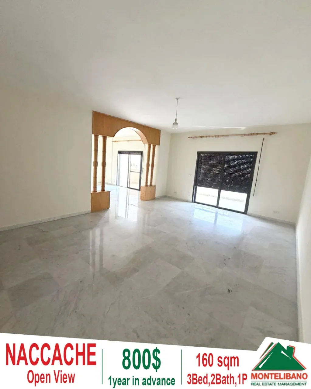 Apartment for rent in Naccache, Lebanon - 3 bed, 2 bath