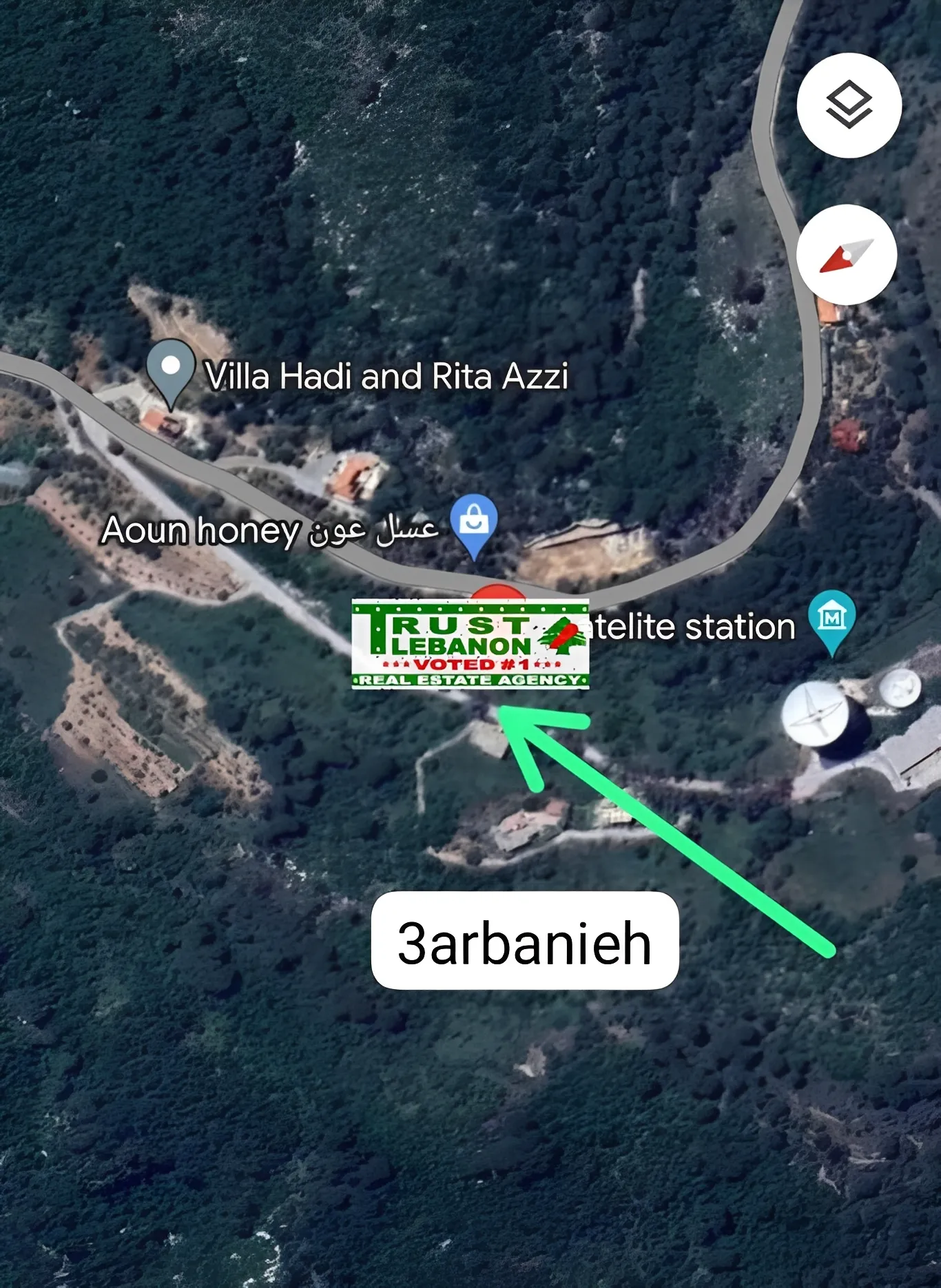 Land for Sale in Baabda, Arbaneyeh