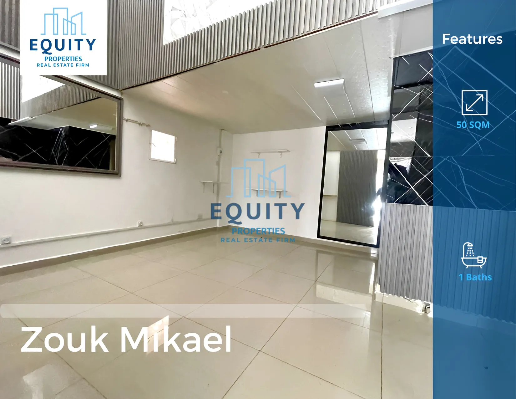 Shop for rent in Zouk Mkayel