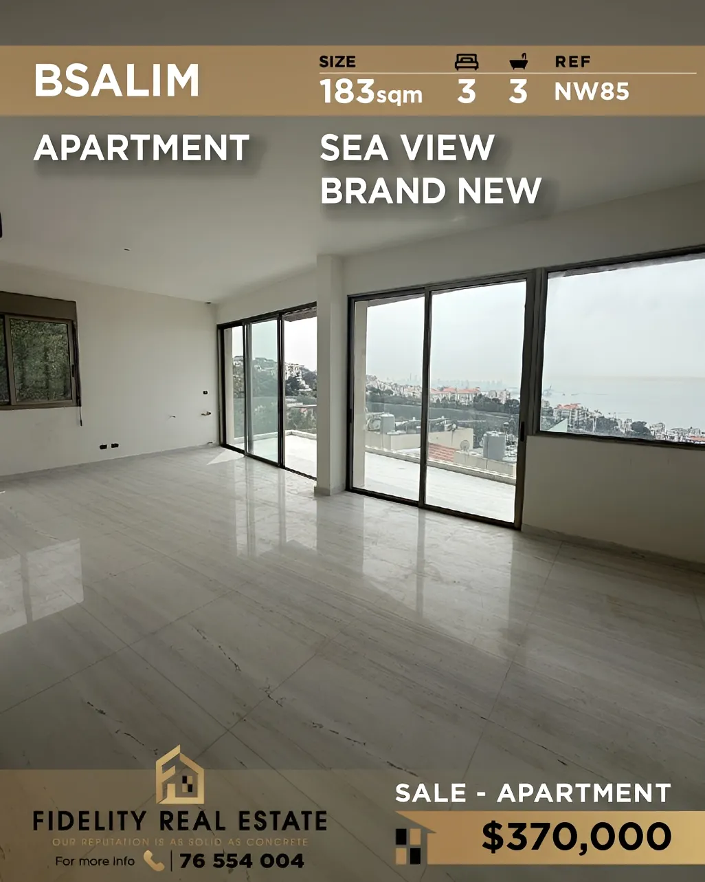 Apartment for sale in Bsalim, Lebanon - 3 bed, 3 bath