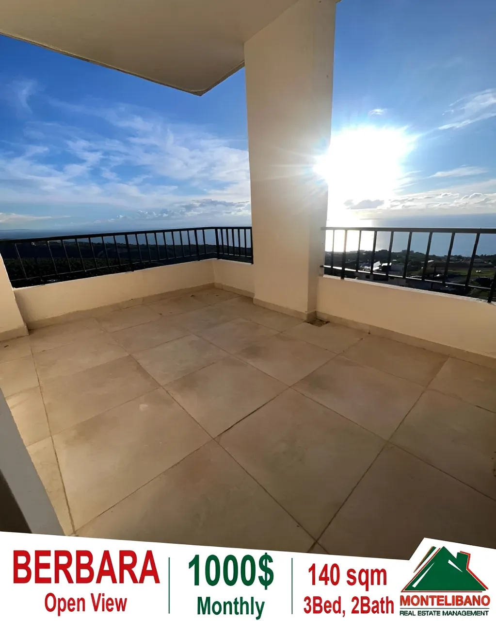 Apartment for rent in Berbara, Lebanon