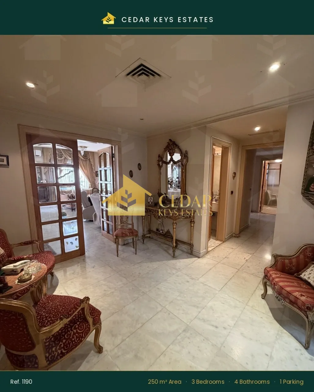 Apartment for sale in Bliss, Bayrut, Lebanon