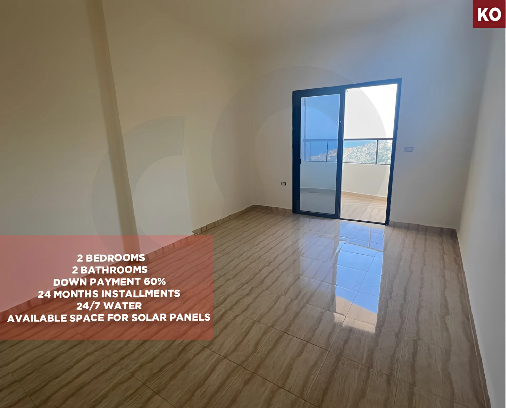 Apartment for Sale in Dawhet el Hoss - 2 bed, 2 bath