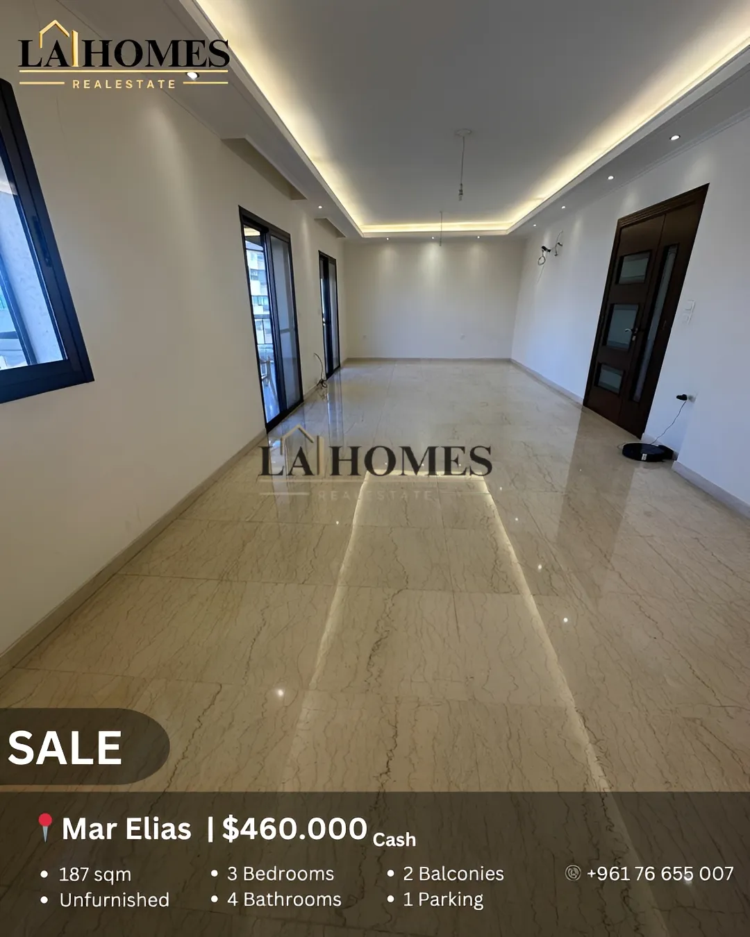 Apartment for sale in Mar elias, beirut, lebanon - 3 bed, 4.0 bath