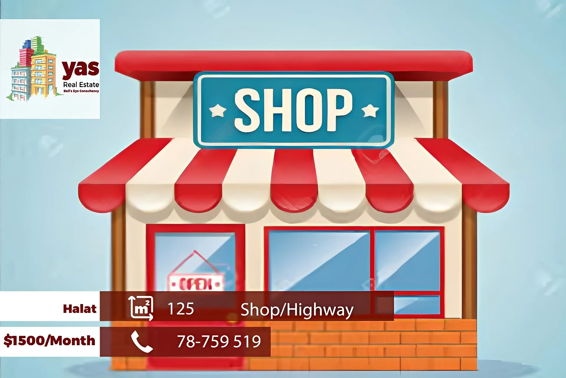 Shop for Rent in Halat