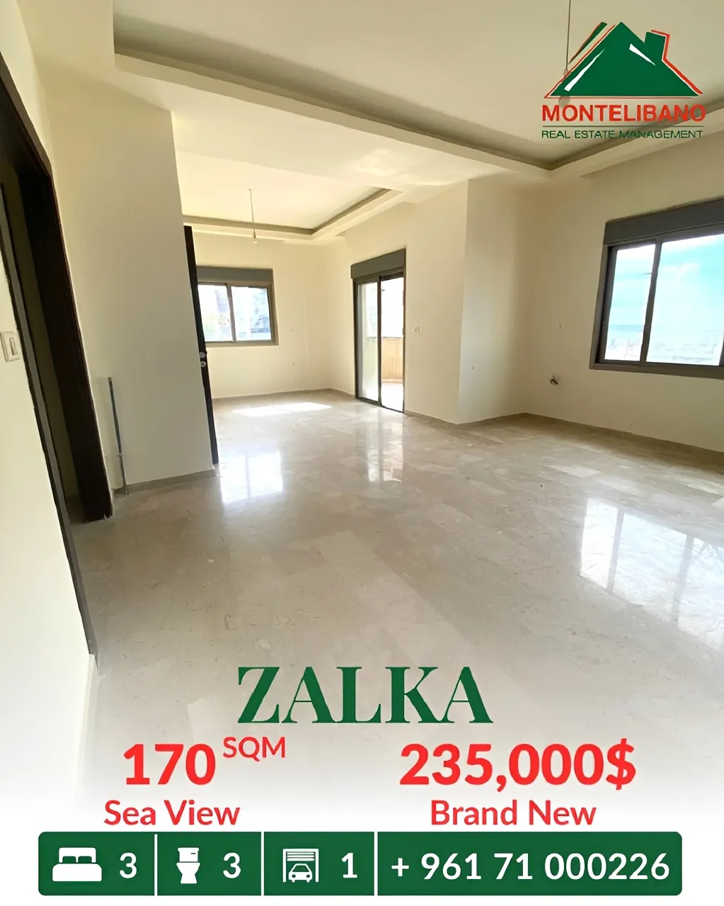 Apartment for sale in Zalqa