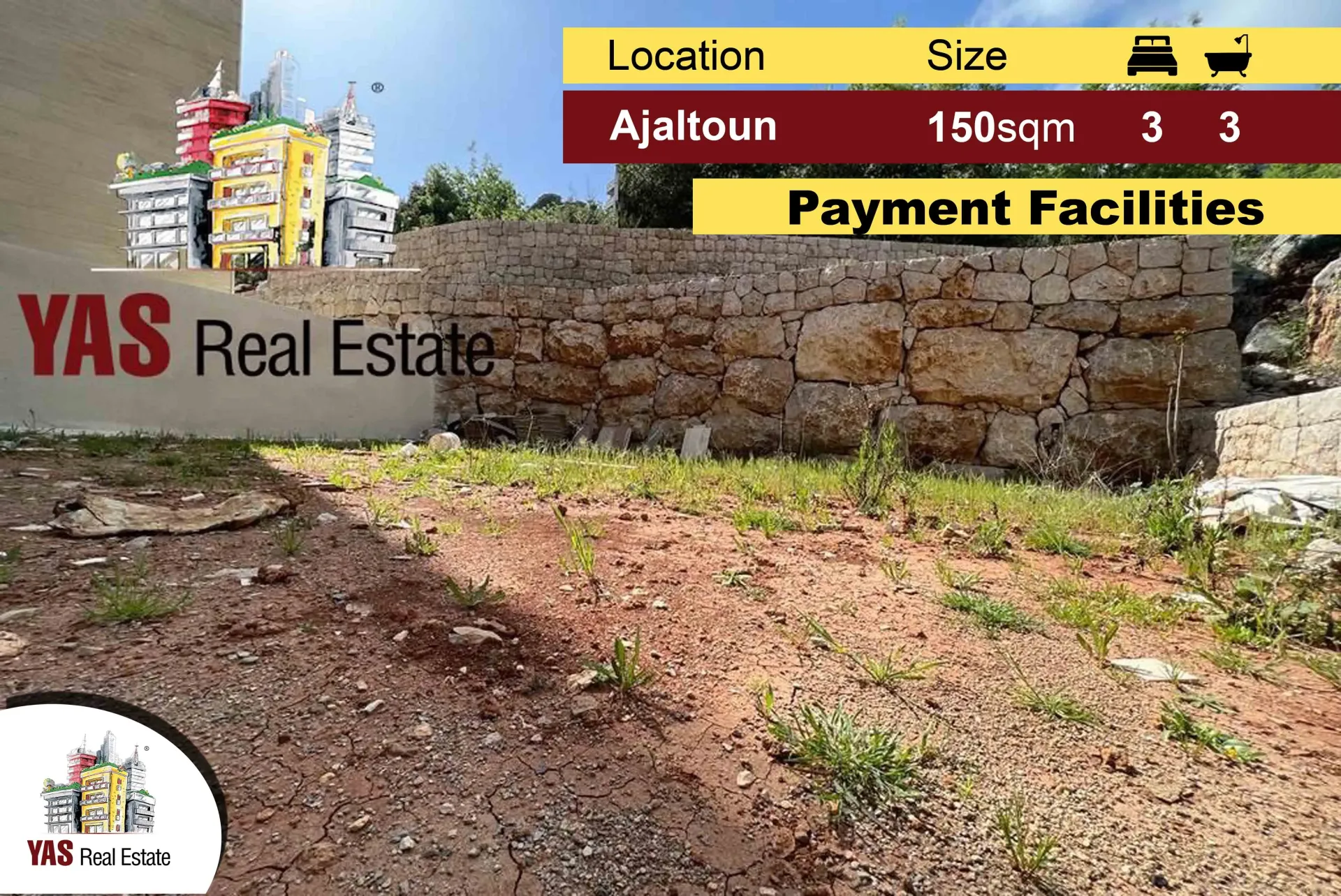 Apartment for Sale in Ajaltoun