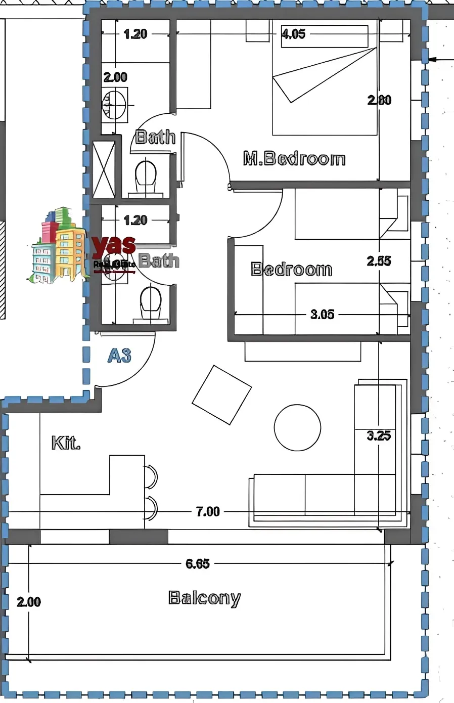 Apartment for Sale in Ballouneh