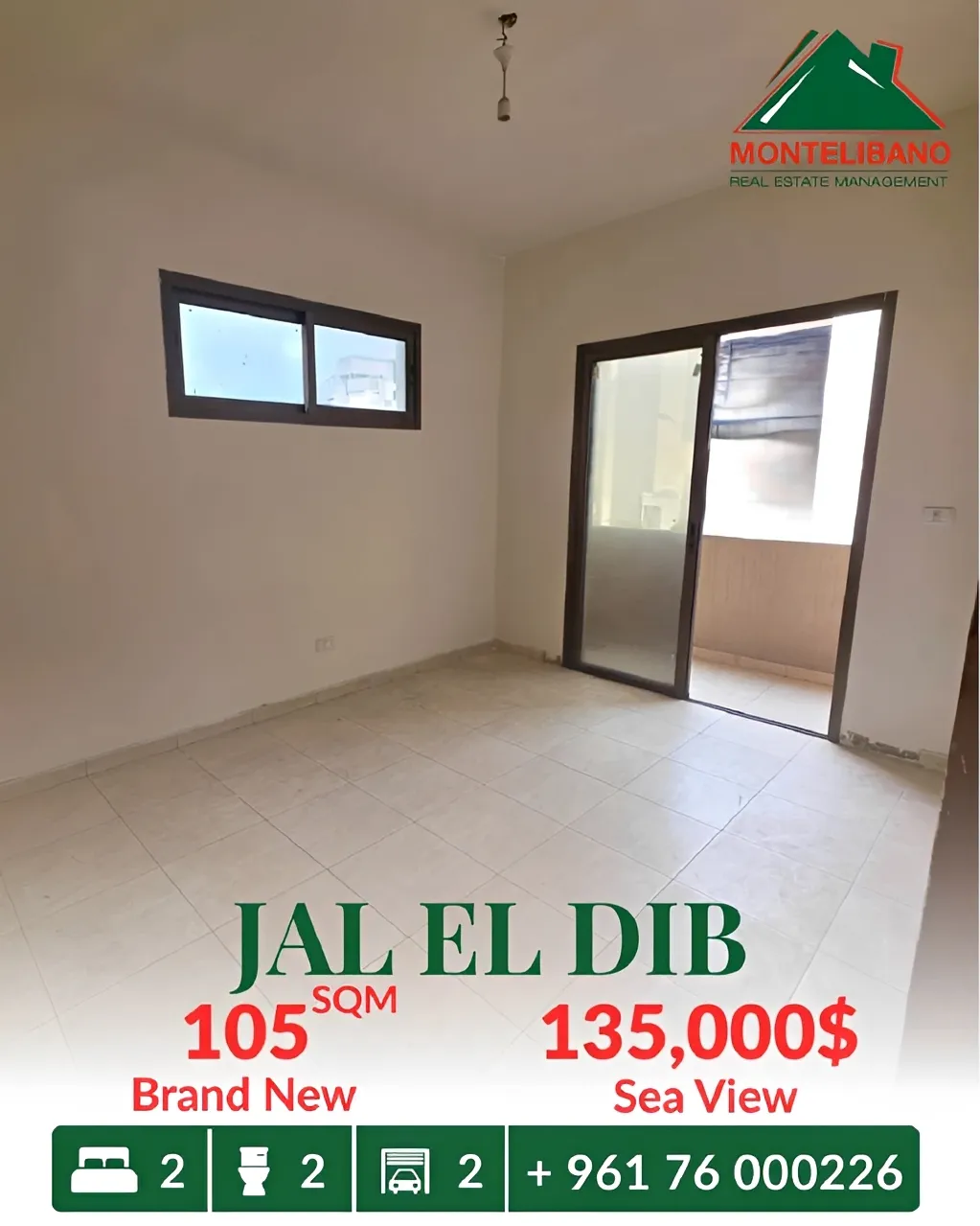 Apartment for sale in Jal El Dib