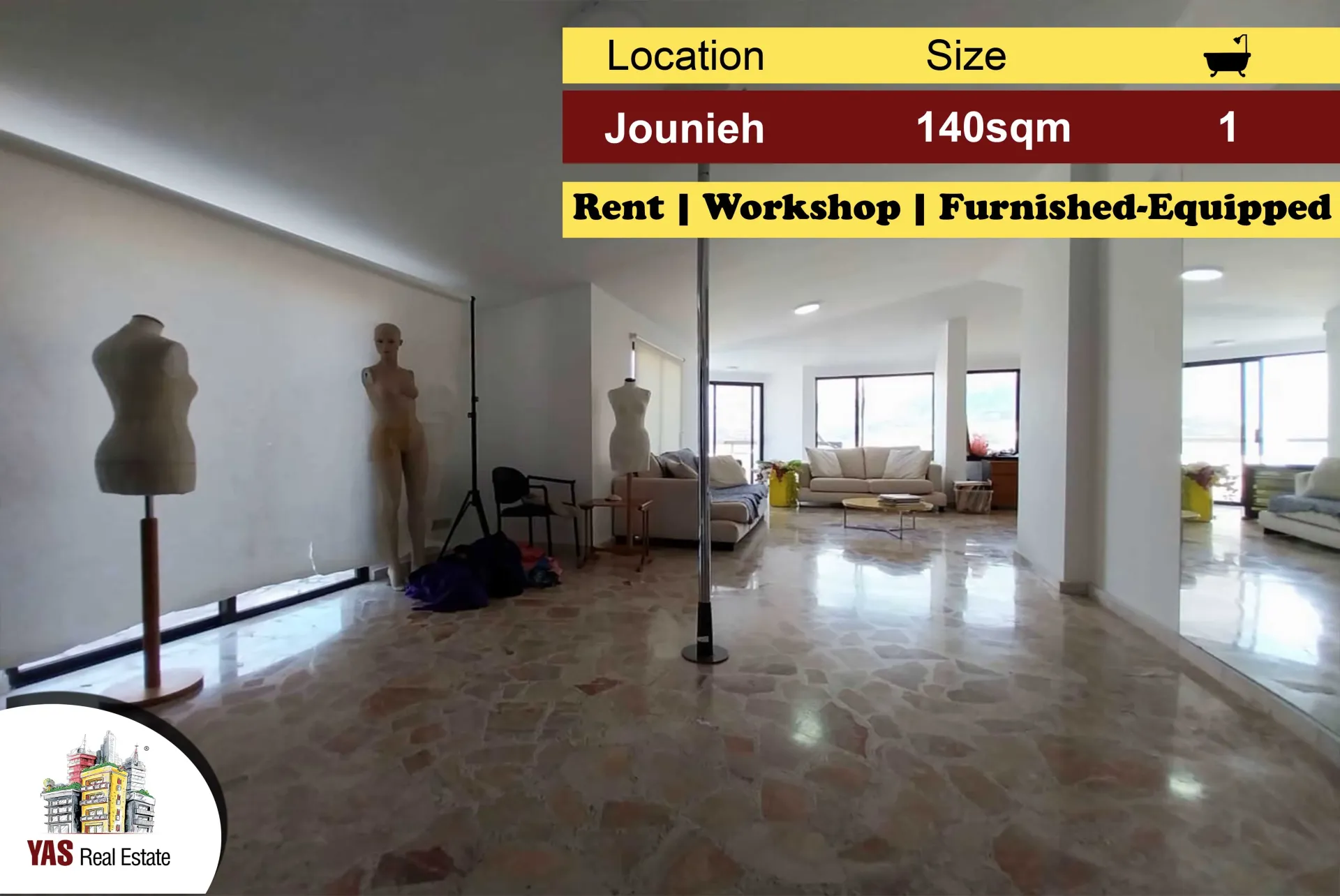 Shop for Rent in Jounieh