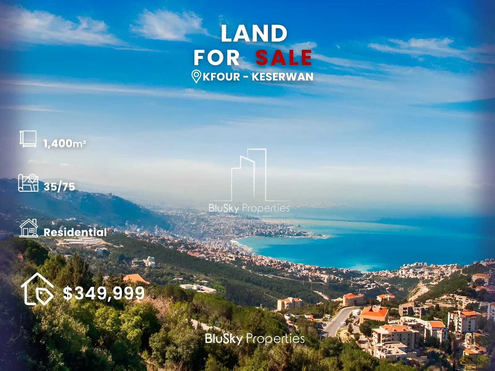 Land for Sale in Kfour