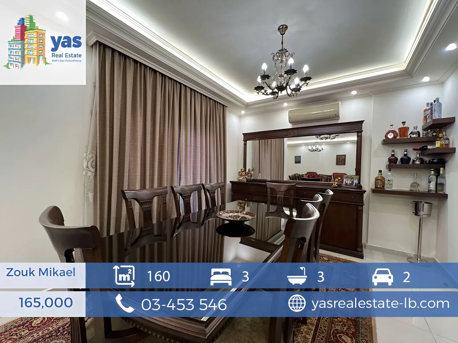 Apartment for Sale in Zouk Mikael