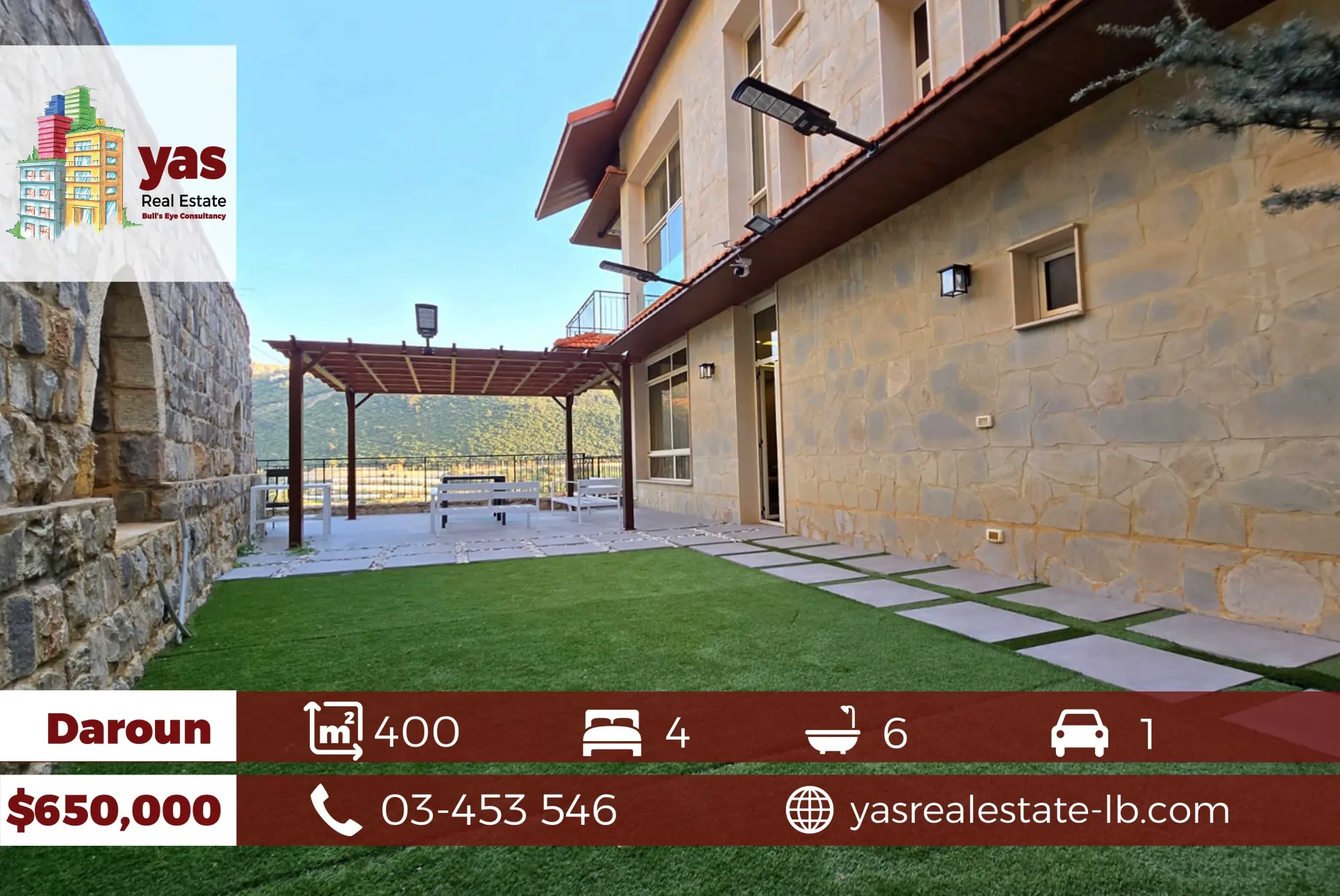 Apartment for Sale in Harissa - 4 bed, 6 bath