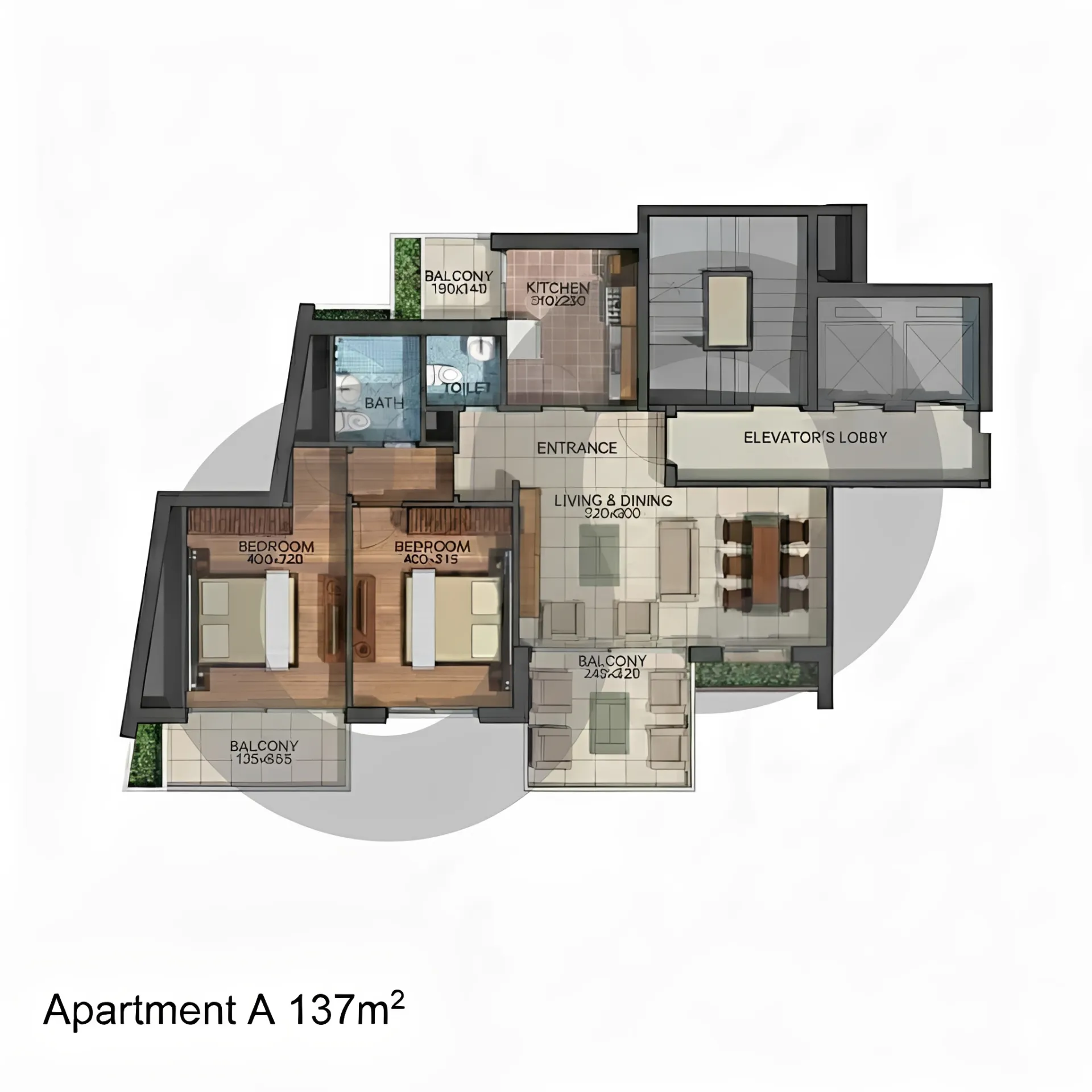 Apartment for Sale in Ras Al Naba'a, Beirut, Lebanon - 3 bed, 3 bath