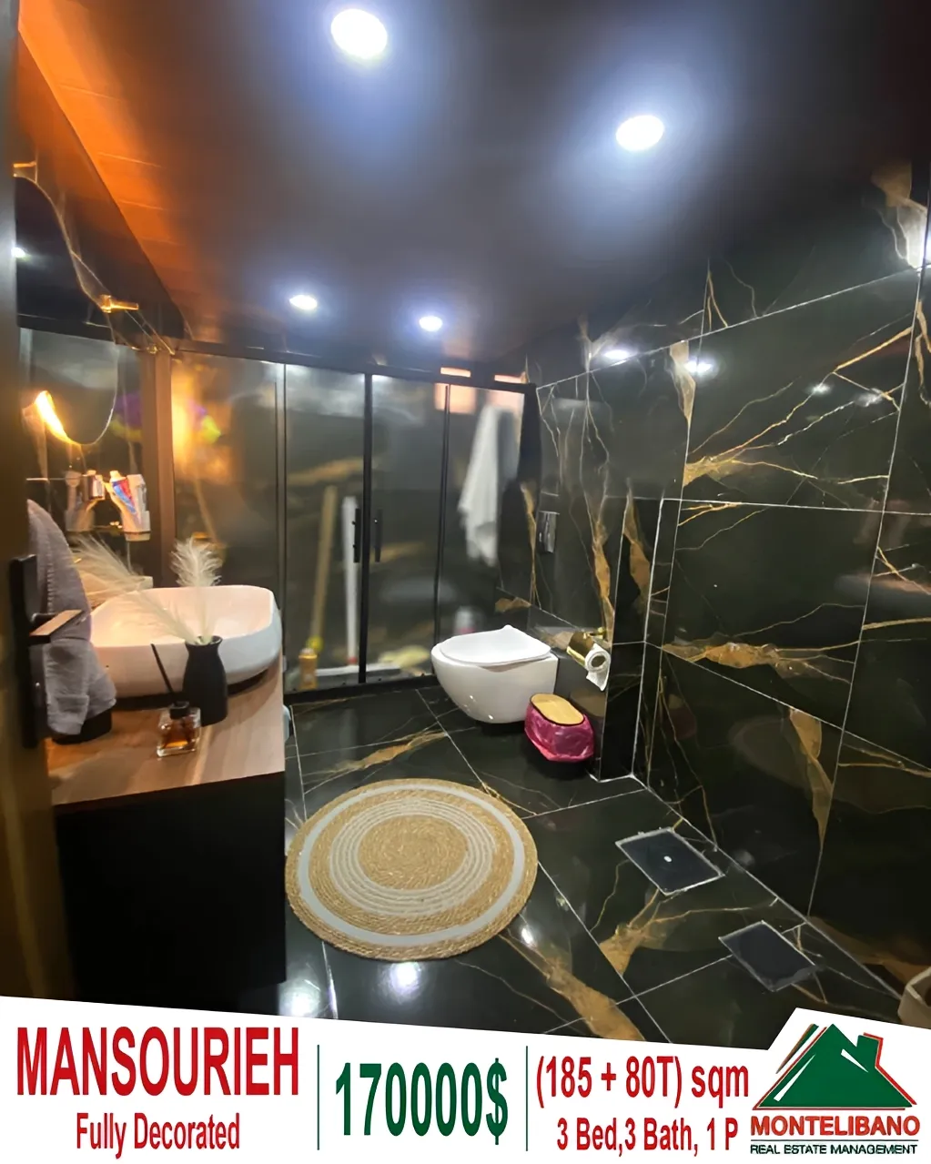 Apartment for sale in Mansourieh, Lebanon