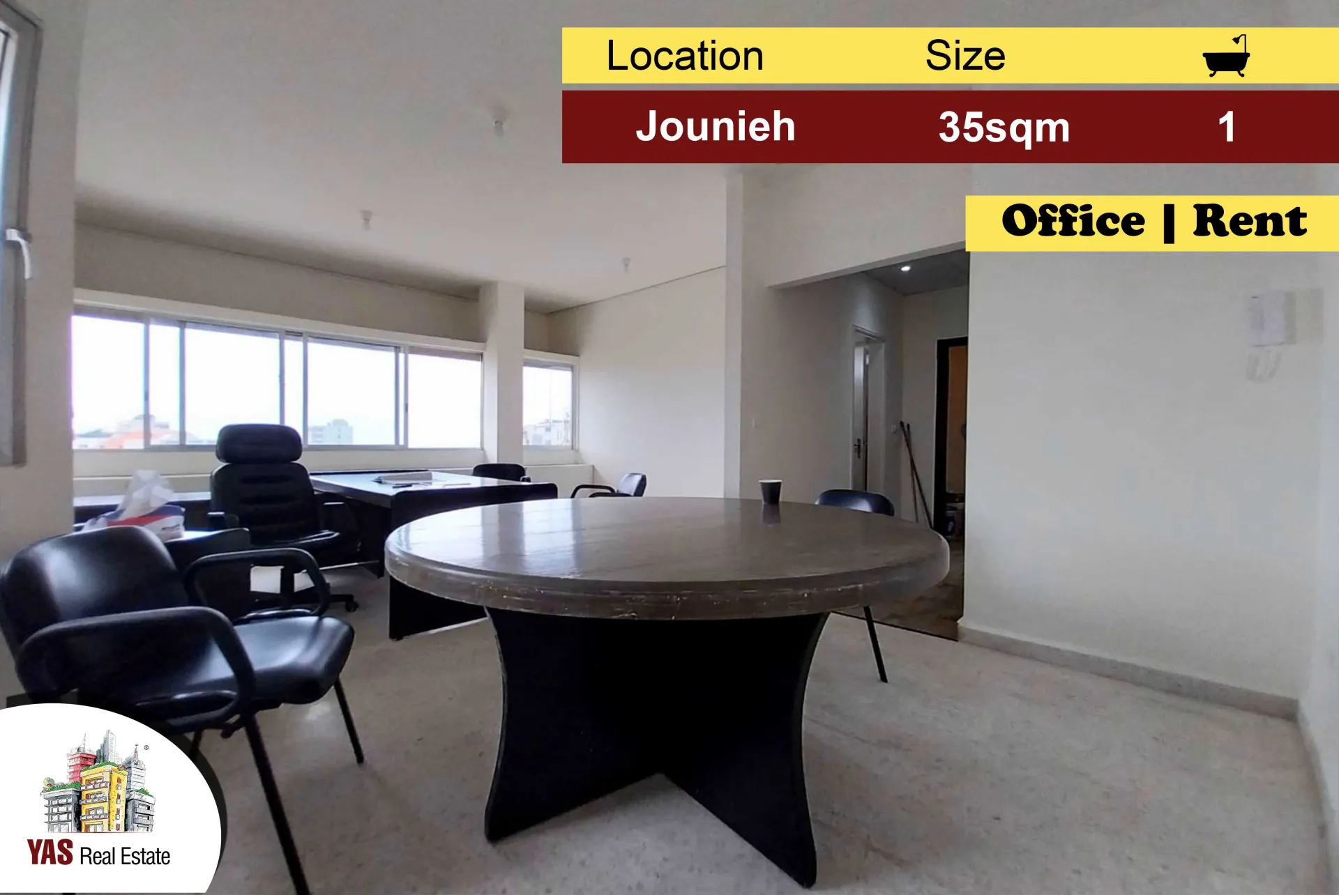 Office for rent in Jounieh