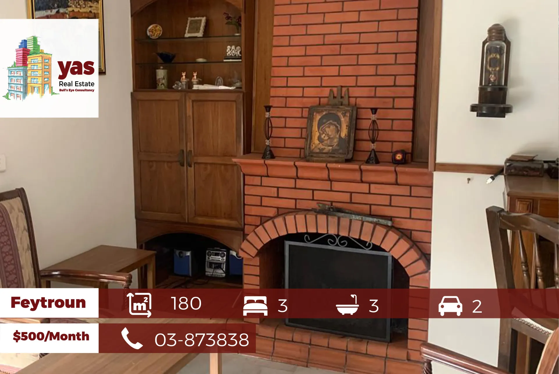 Apartment for Rent in Faitroun