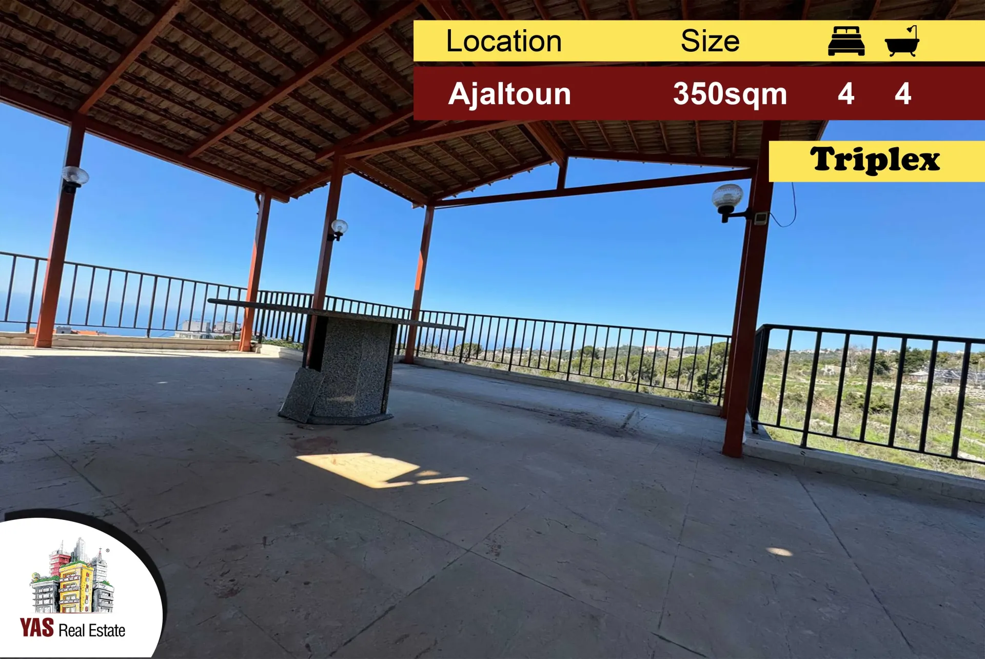 Apartment for Sale in Ajaltoun