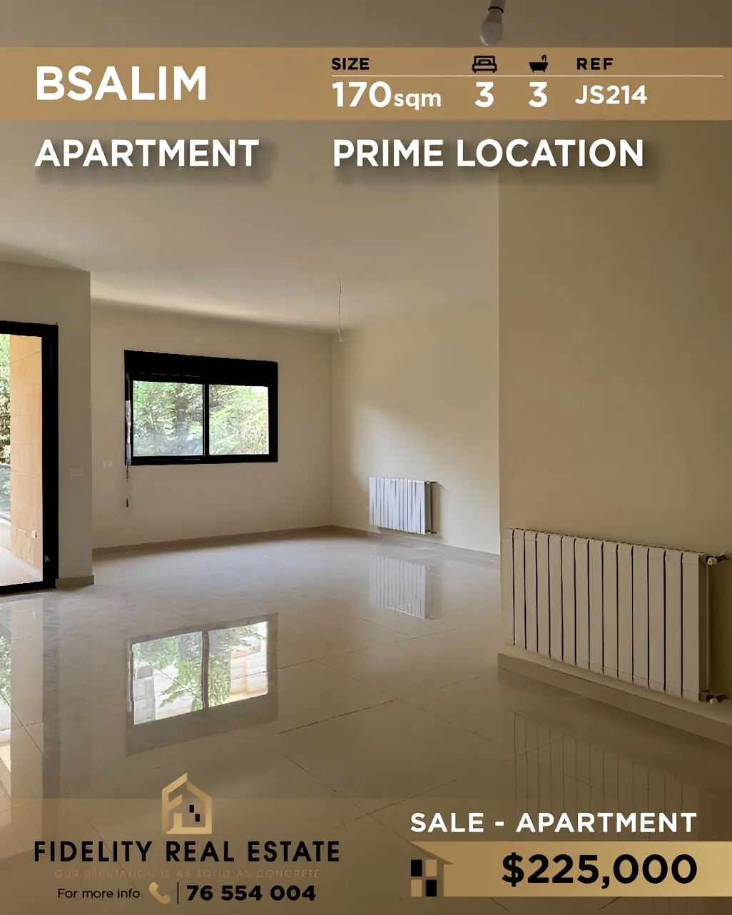 Apartment for sale in Bsalim, Lebanon - 3 bed, 3 bath