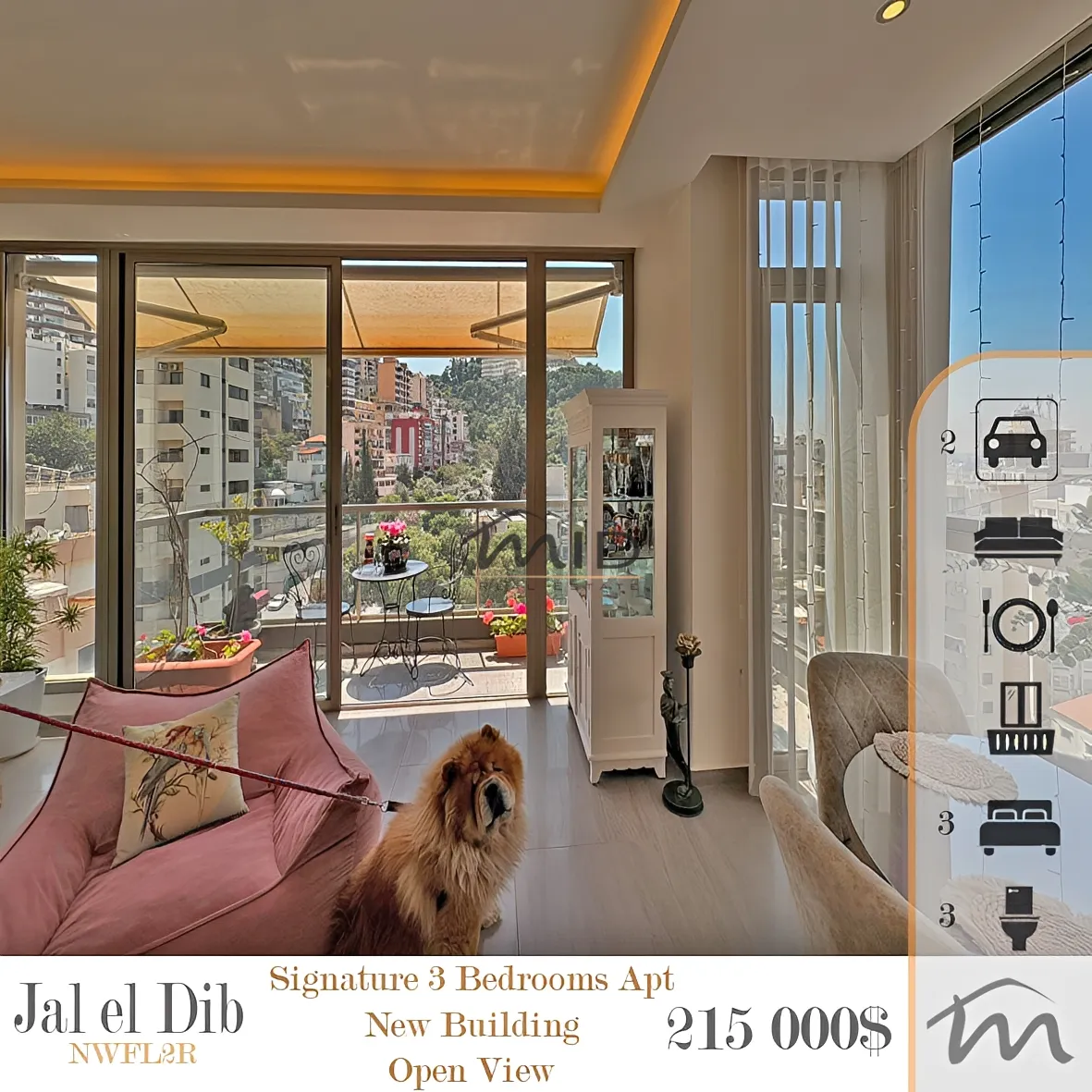 Apartment for sale in Jal el dib, lebanon