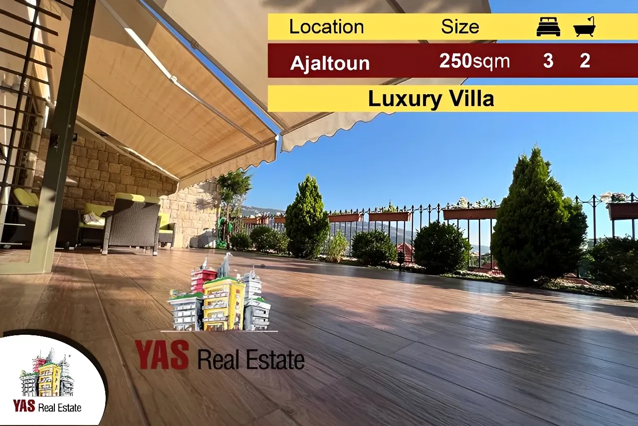 Apartment for Sale in Ajaltoun - 3 bed, 2 bath