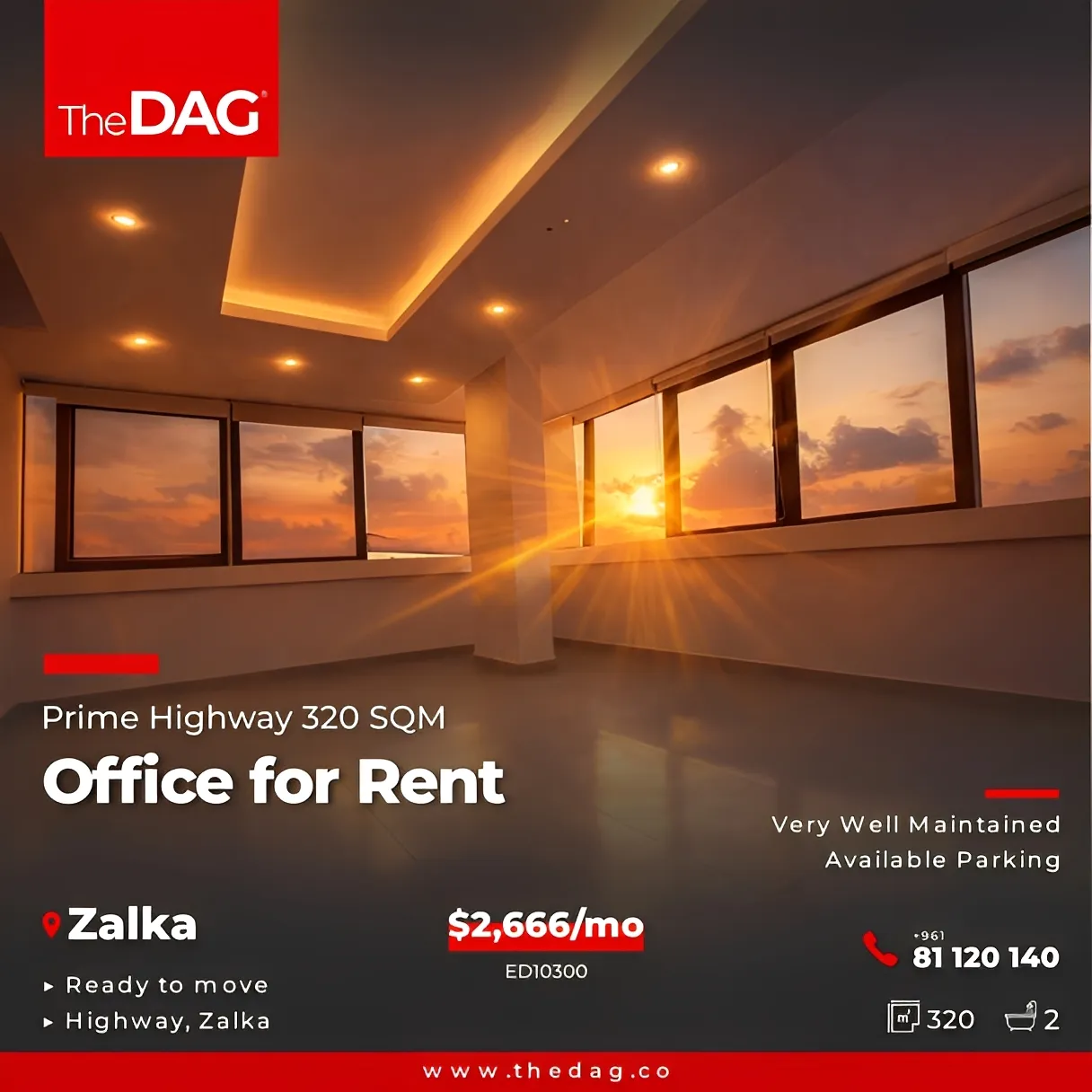 Office for Rent in Zalqa, Lebanon