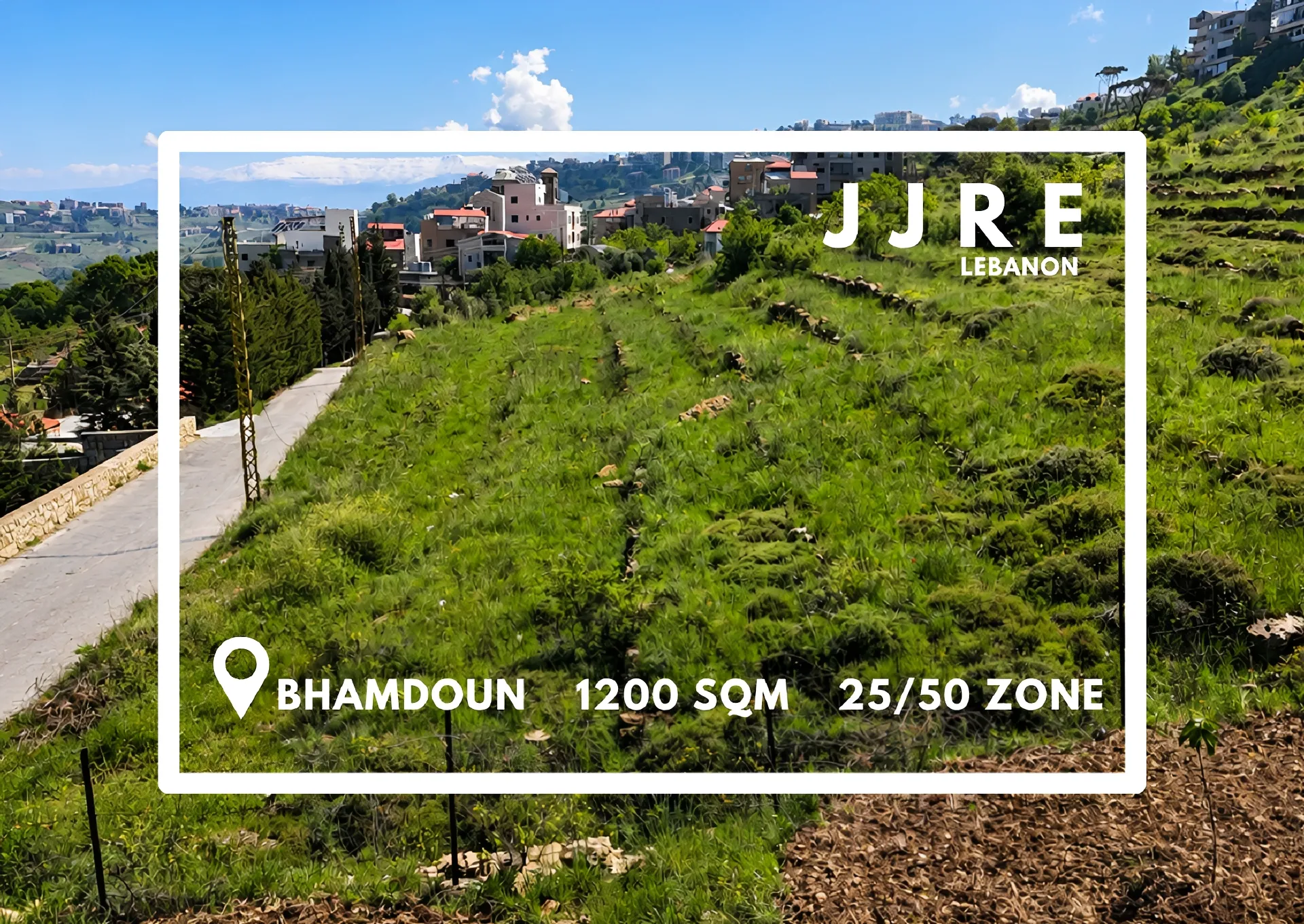 Land for sale in Bhamdoun, lebanon