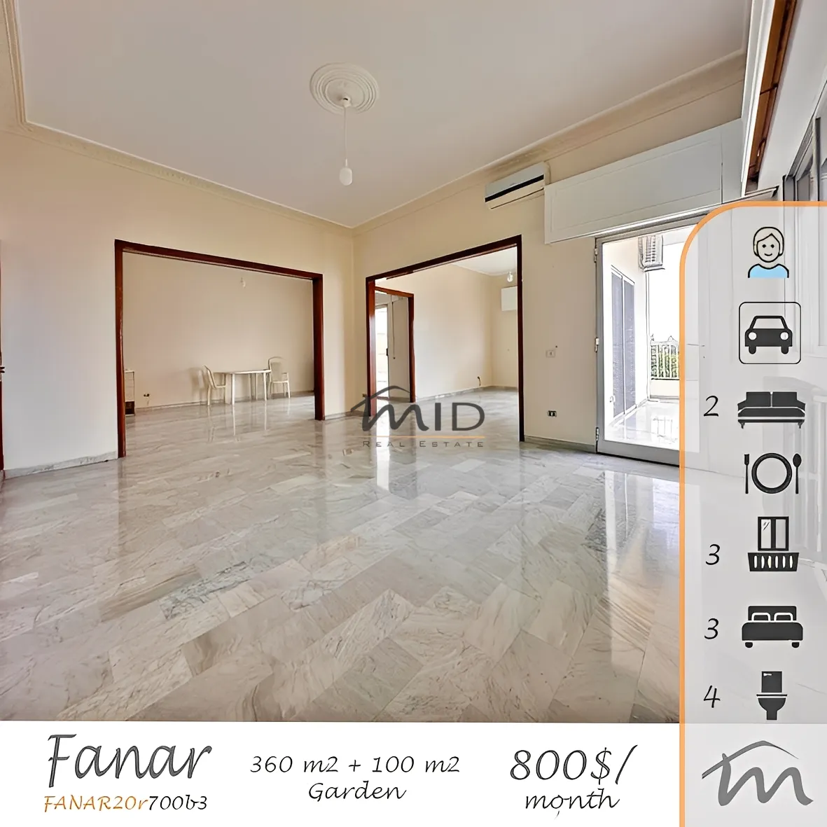 Apartment in Fanar, lebanon - 3 bed, 4.0 bath