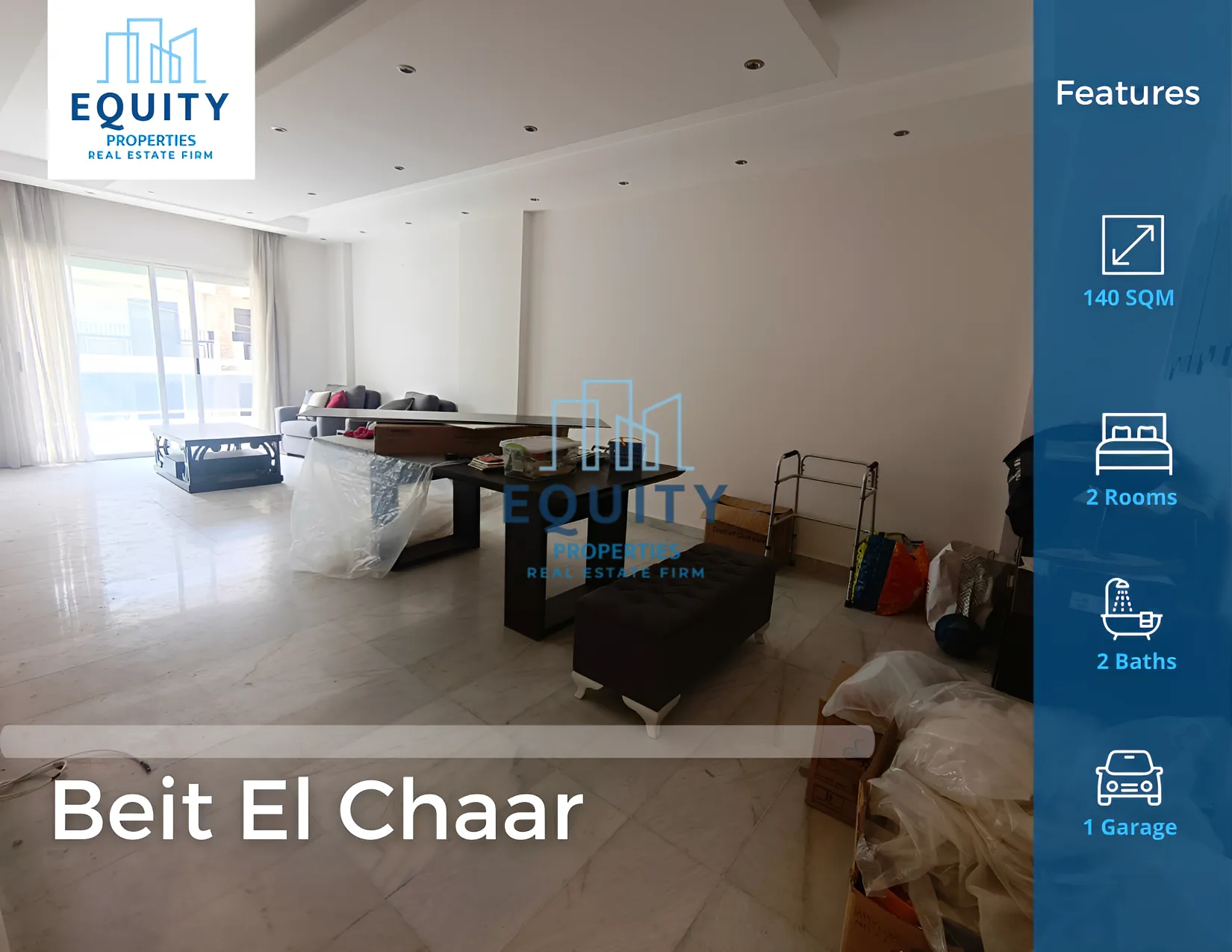 Apartment for Sale in Beit Al Chaar - 2 bed, 2 bath