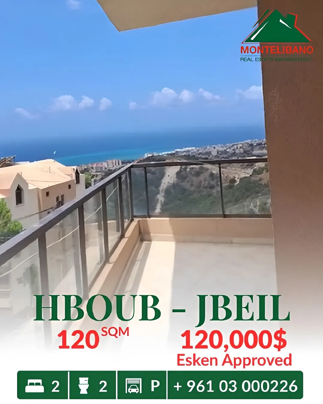Apartment for sale in Habboub, Lebanon