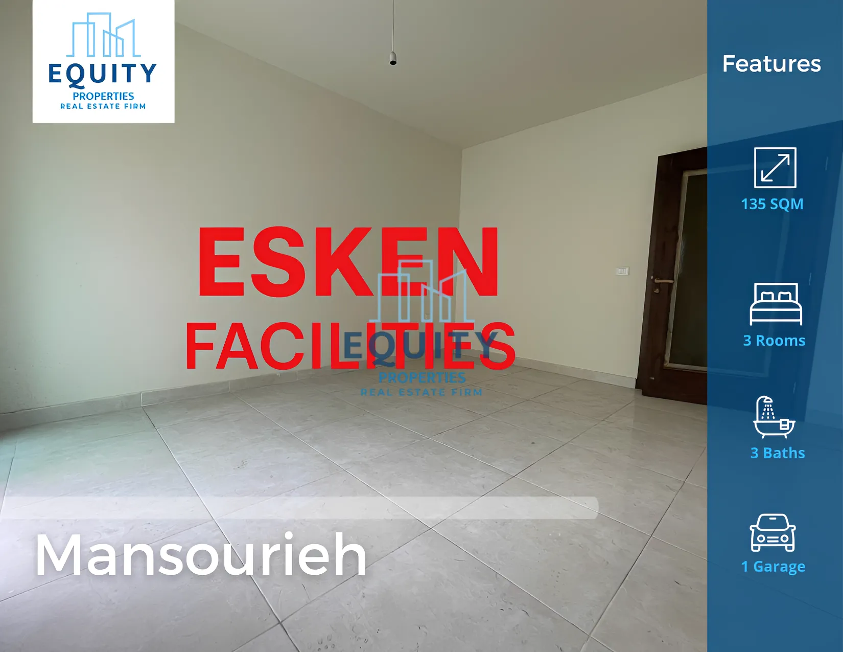 Apartment for Sale in Mansourieh