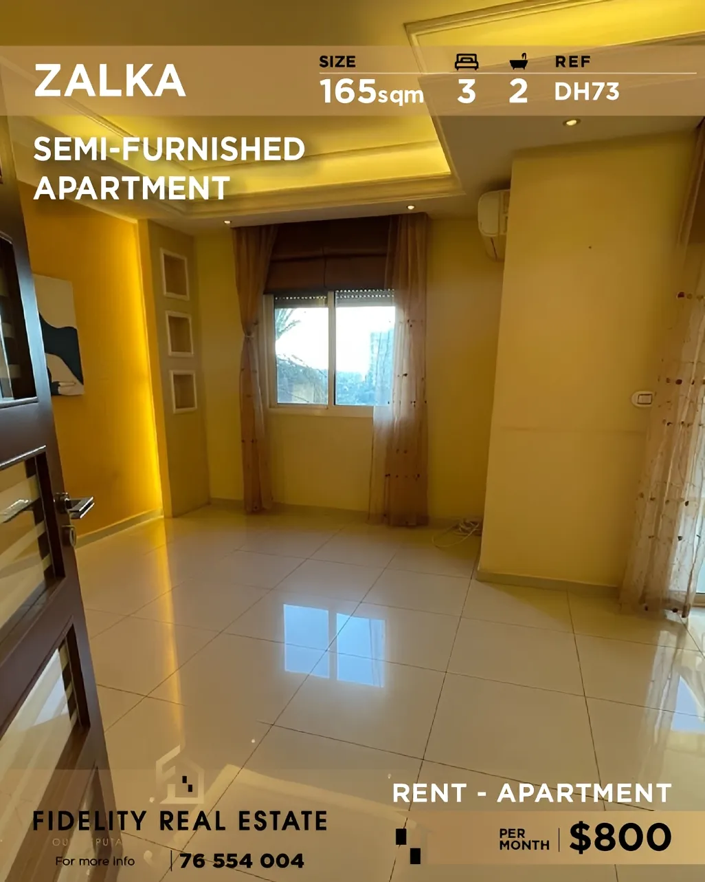 Apartment for rent in Zalqa, Lebanon