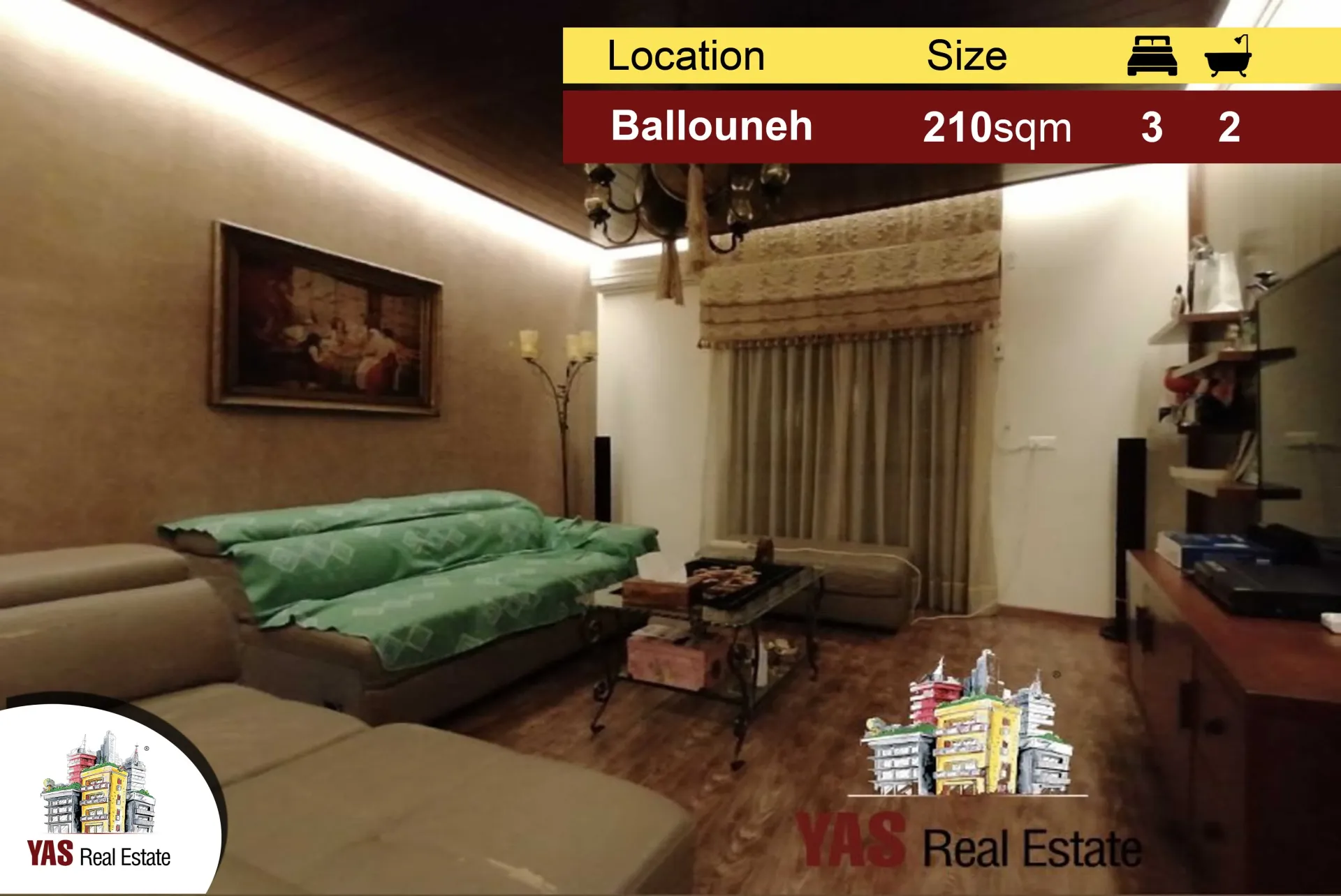 Apartment for Sale in Ballouneh