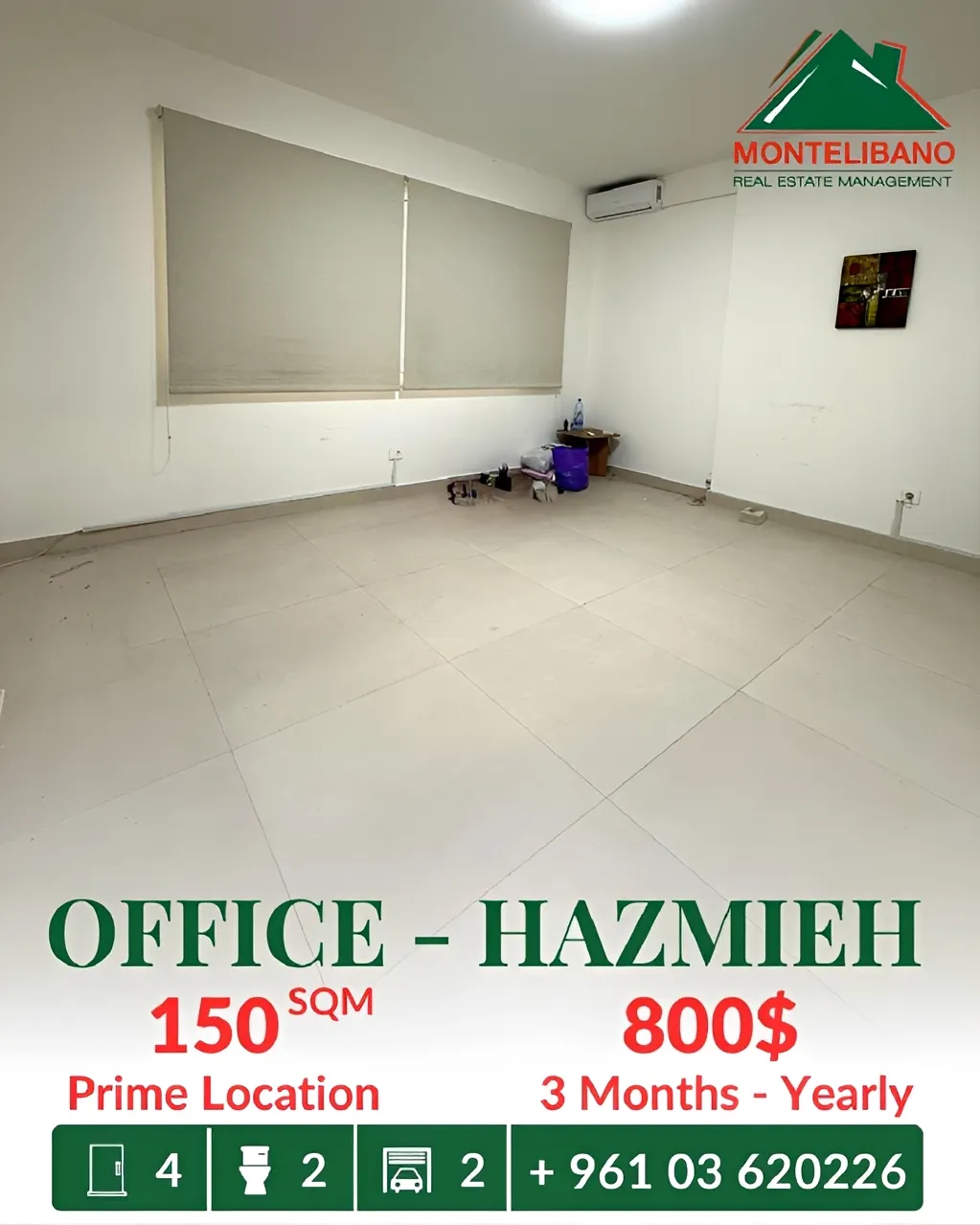 Office for rent in Hazmieh, Lebanon