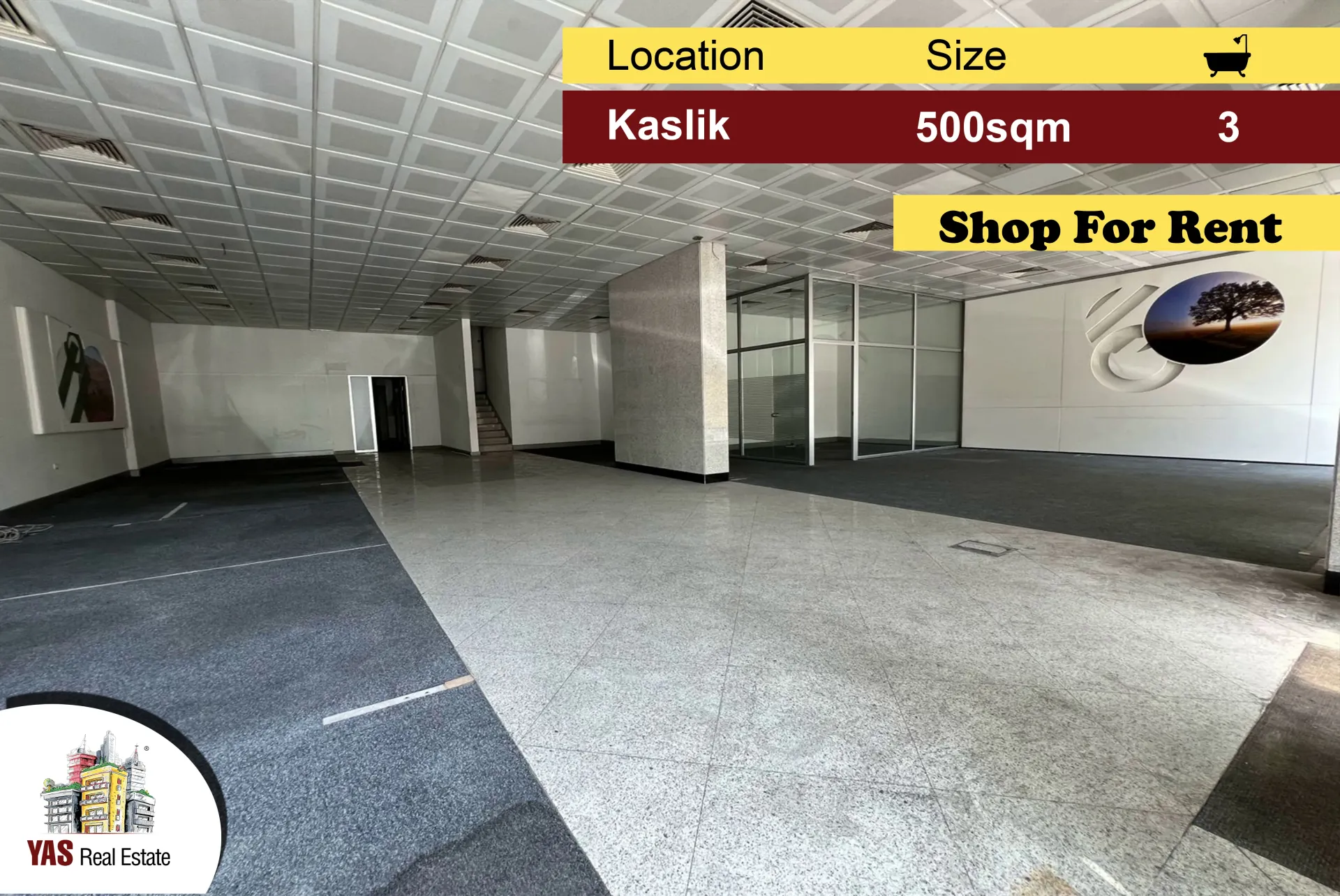 Shop for rent in Kaslik