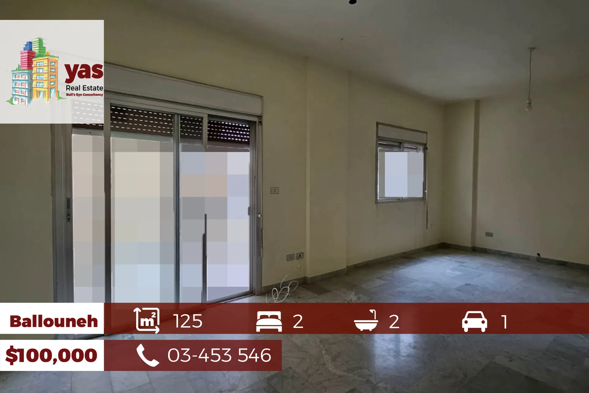 Apartment for Sale in Ballouneh