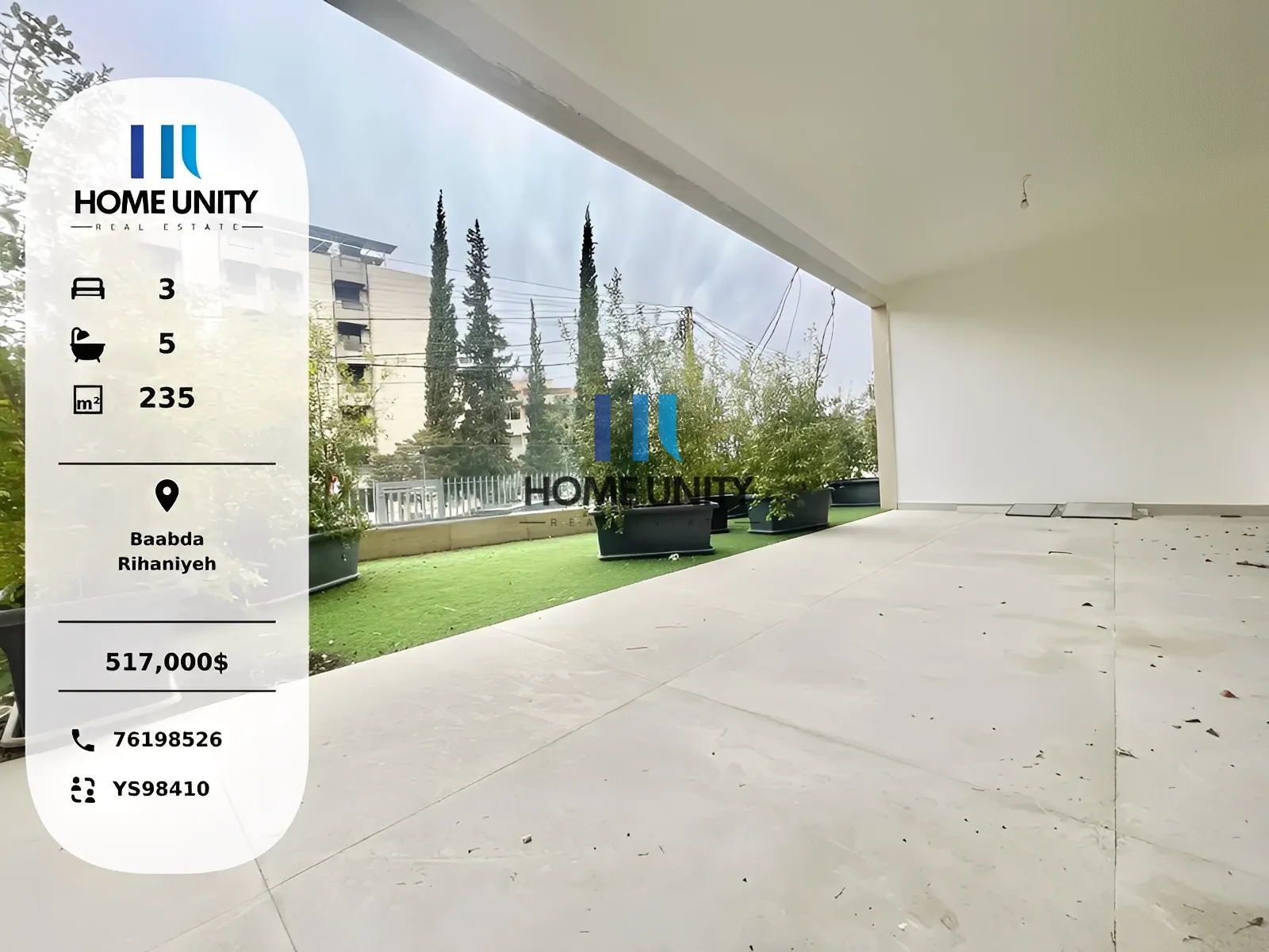 Apartment in Baabda, lebanon - 3 bed, 5.0 bath