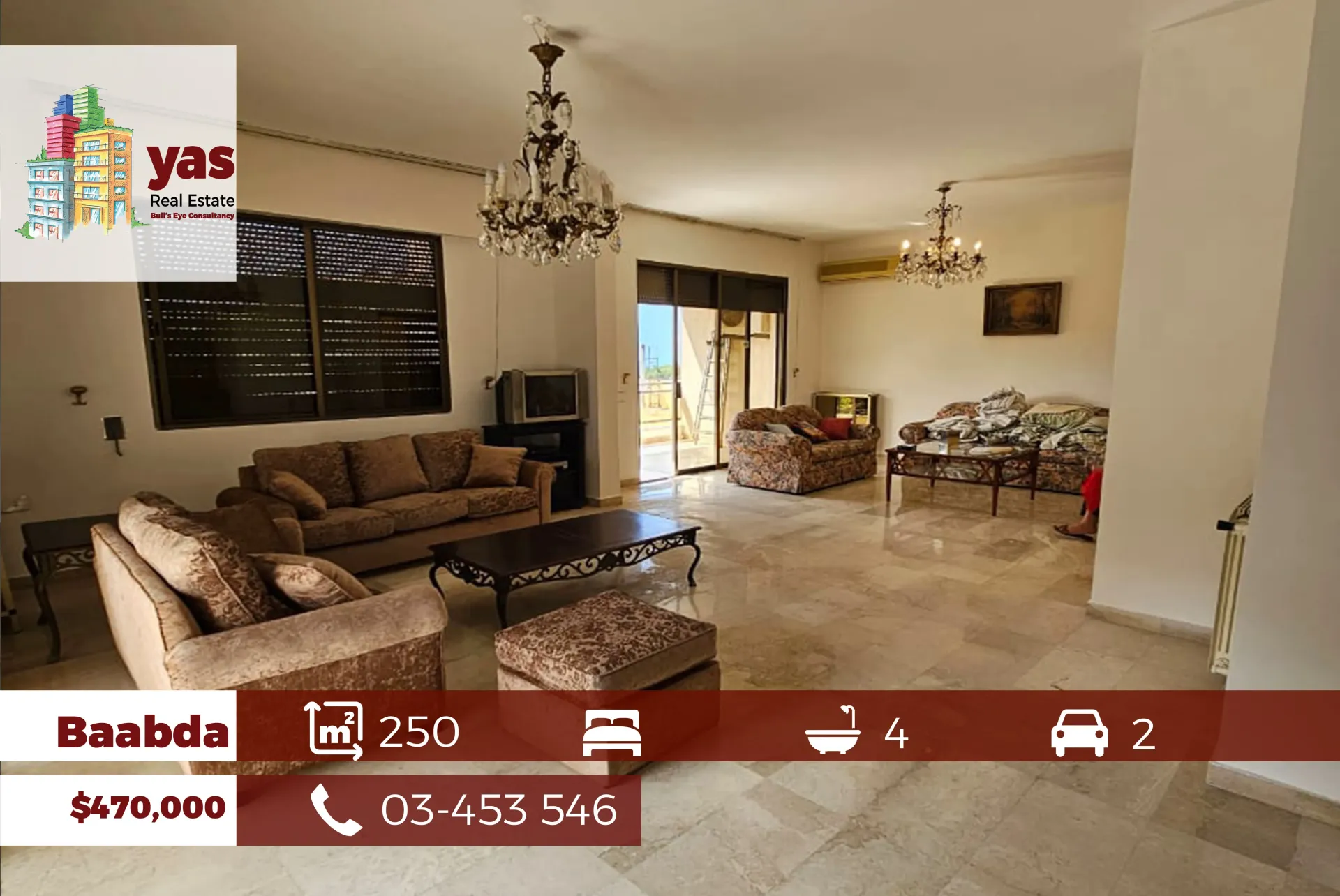 Apartment for Sale in Baabda