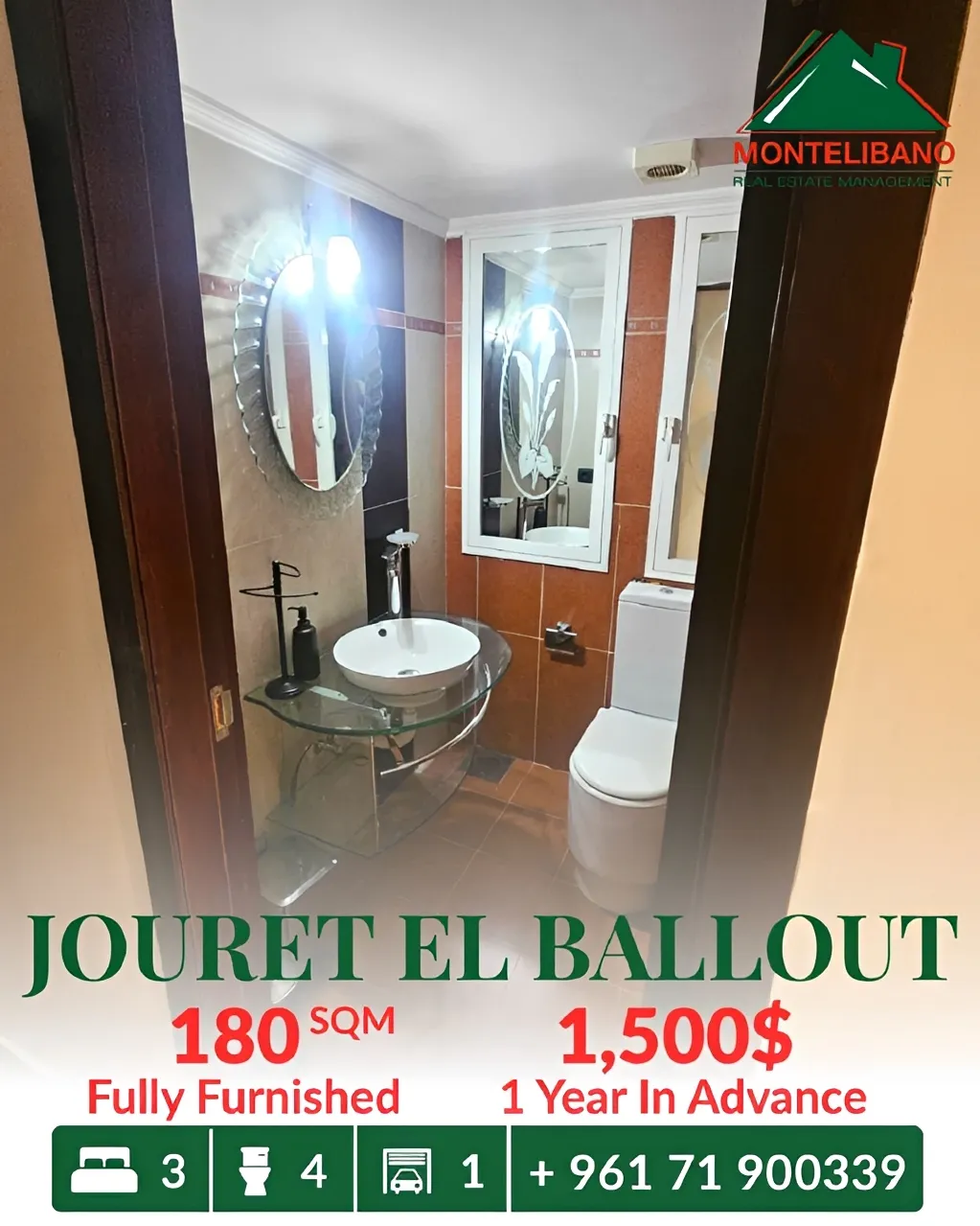 Apartment for rent in Mar Chaaya