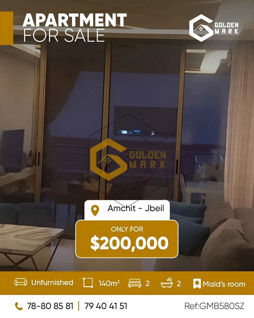 Apartment for Sale in Aamchit